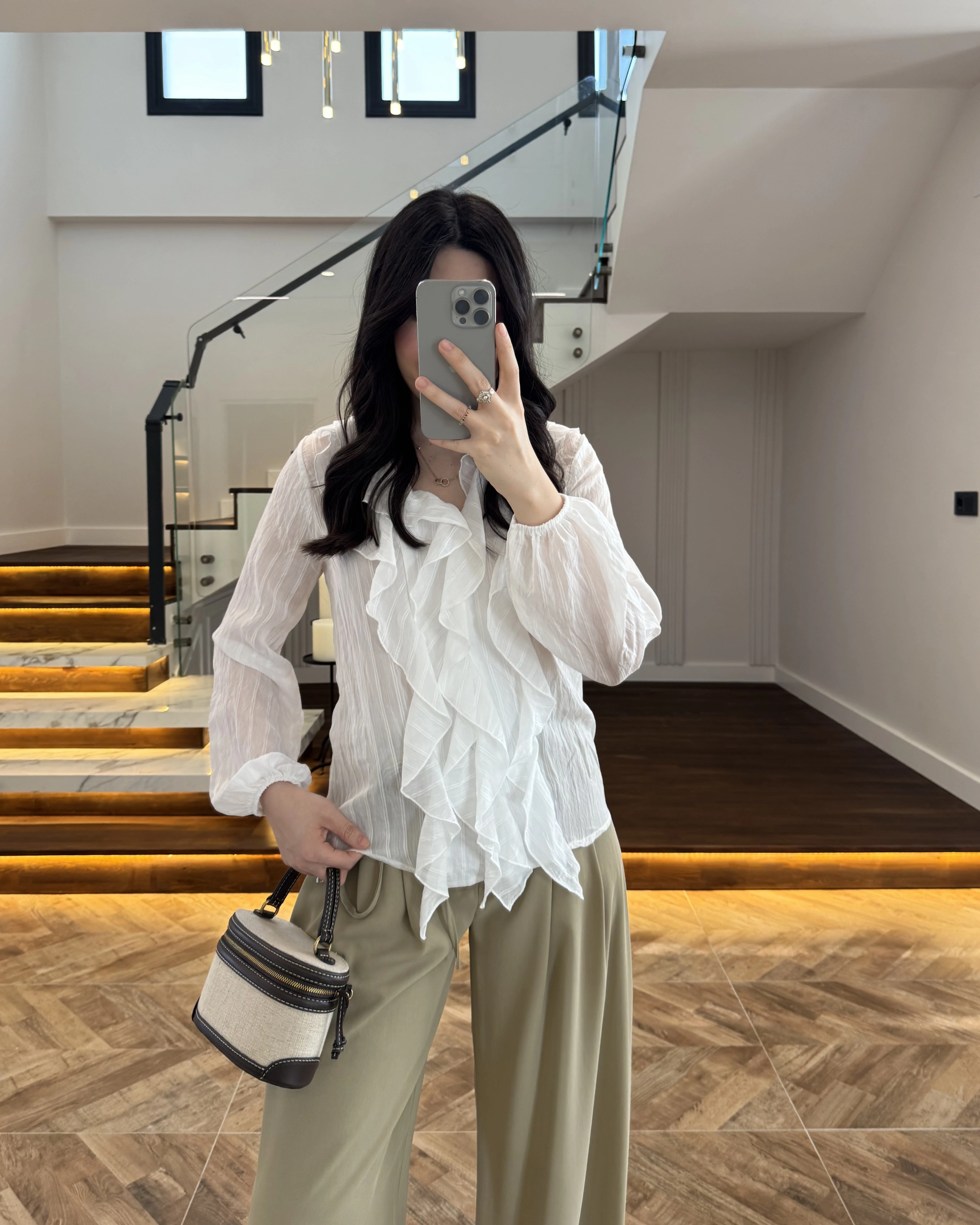 EKRU FIRFIRLI GÖMLEK-2193