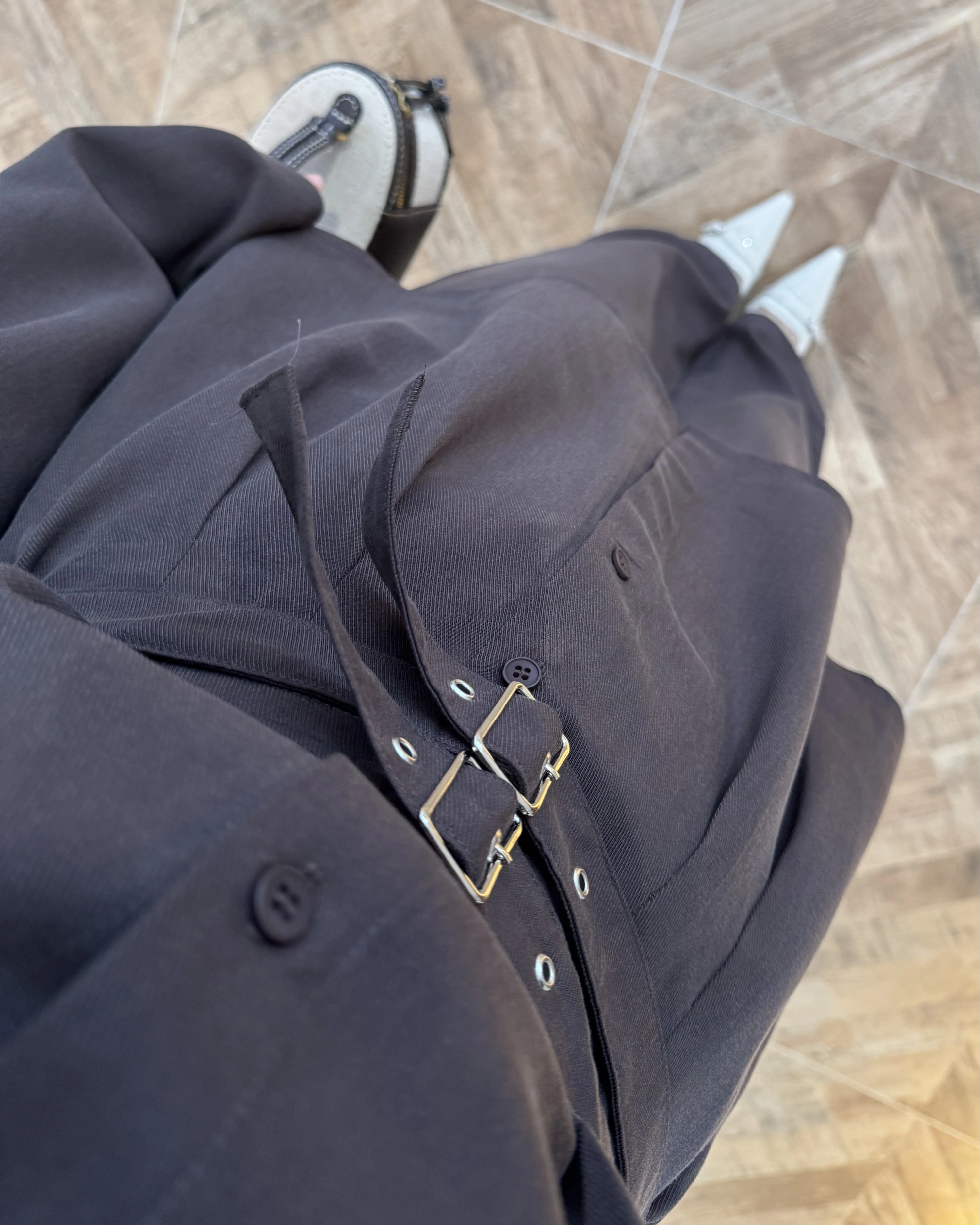 KAHVE KEMERLİ PİLELİ TAKIM-8937