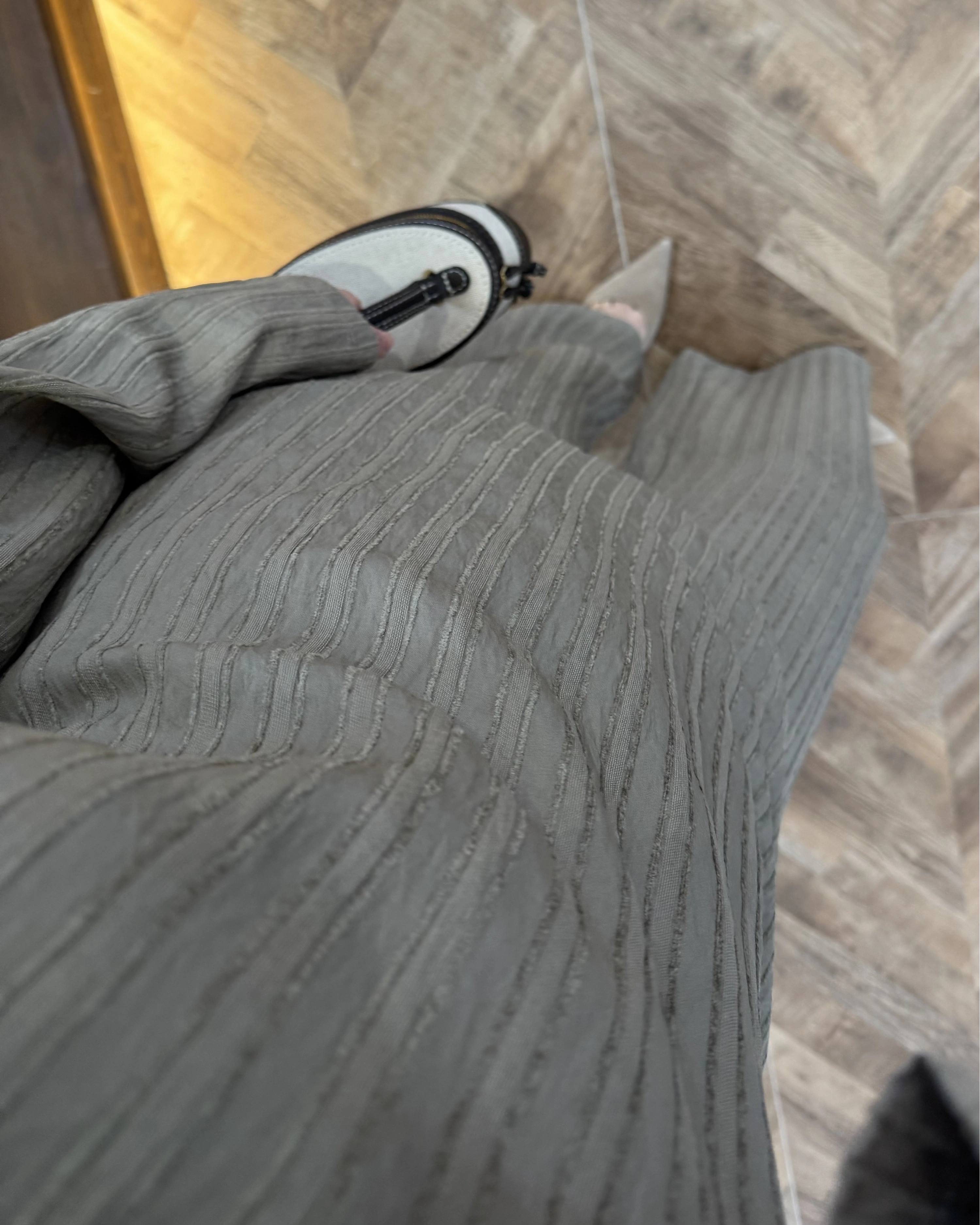 HAKİ ASİMETRİK ÇİZGİLİ TAKIM-256046