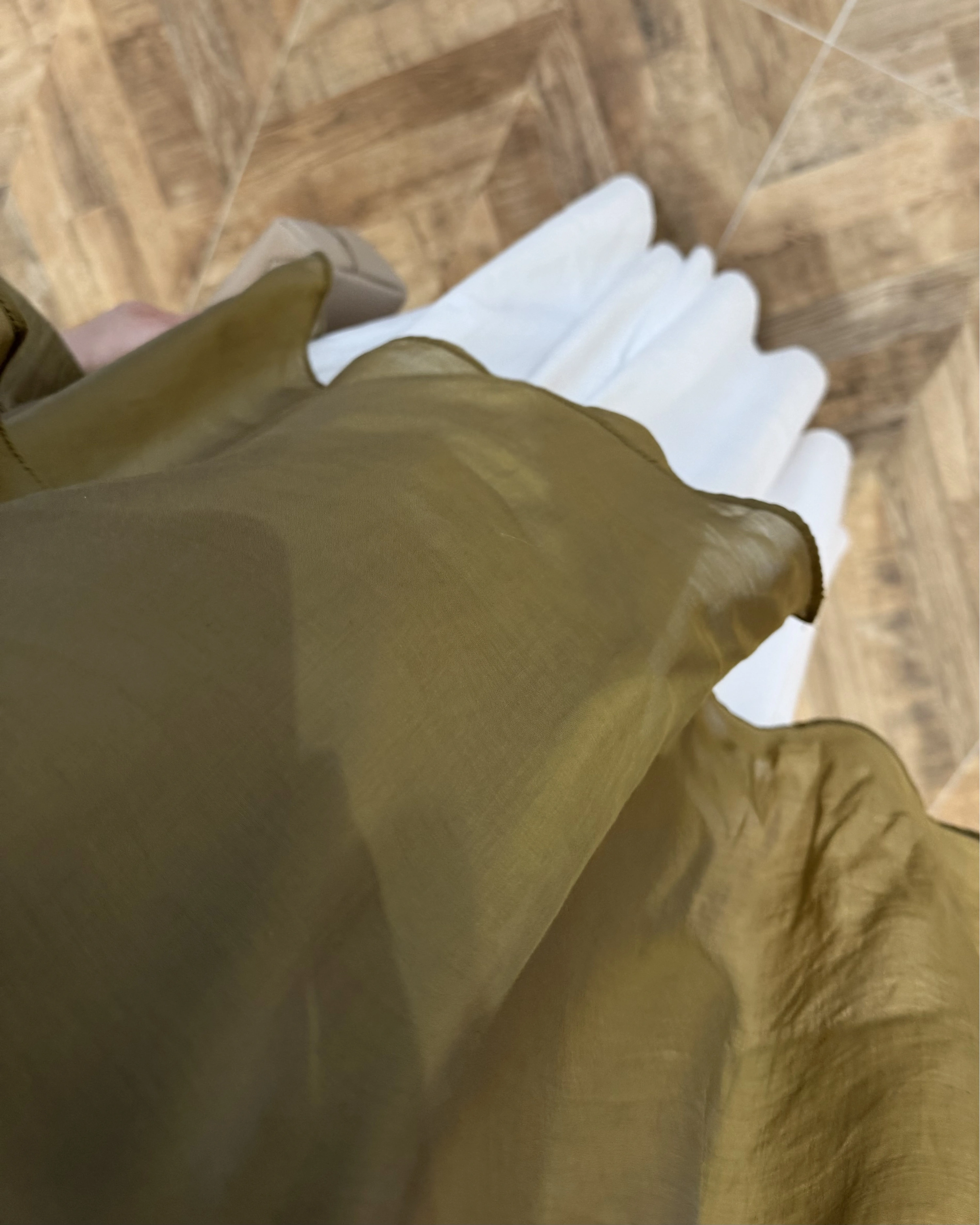 OLİVE UÇUŞAN PELERİN BLUZ -5026