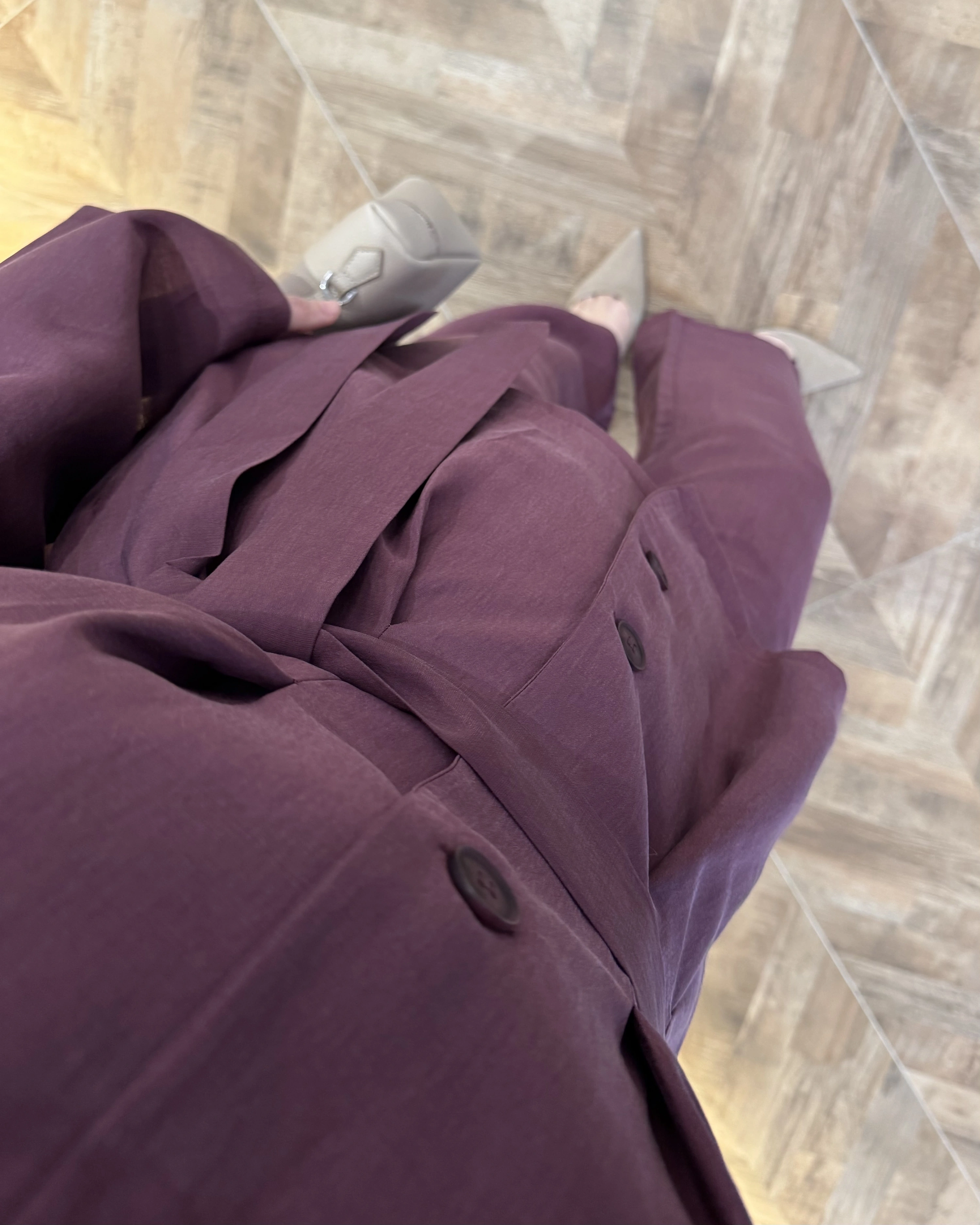 MÜRDÜM PİLE DETAY KUŞAKLI TAKIM -8926