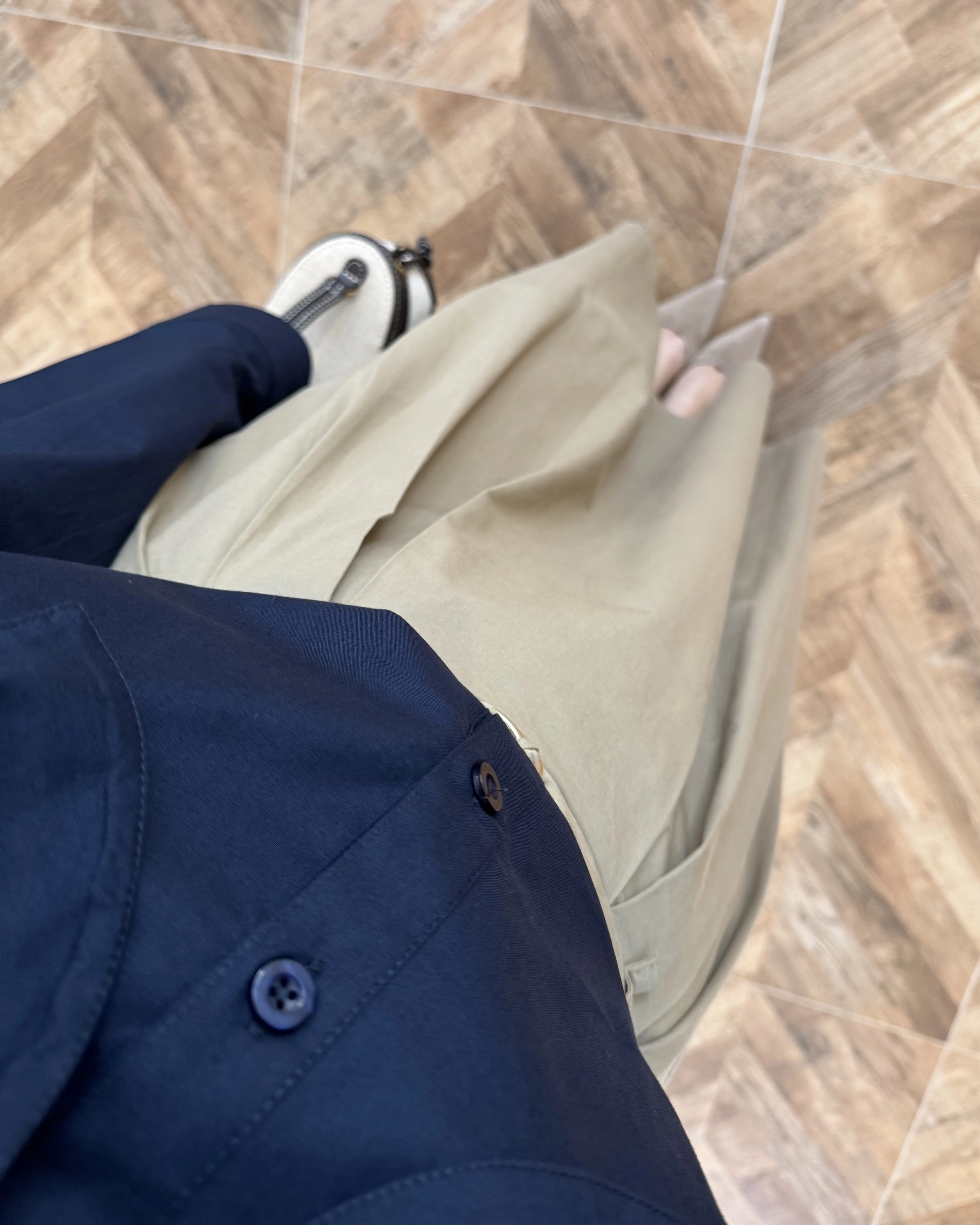 HAKİ PİLELİ KEMERLİ ETEK -1287