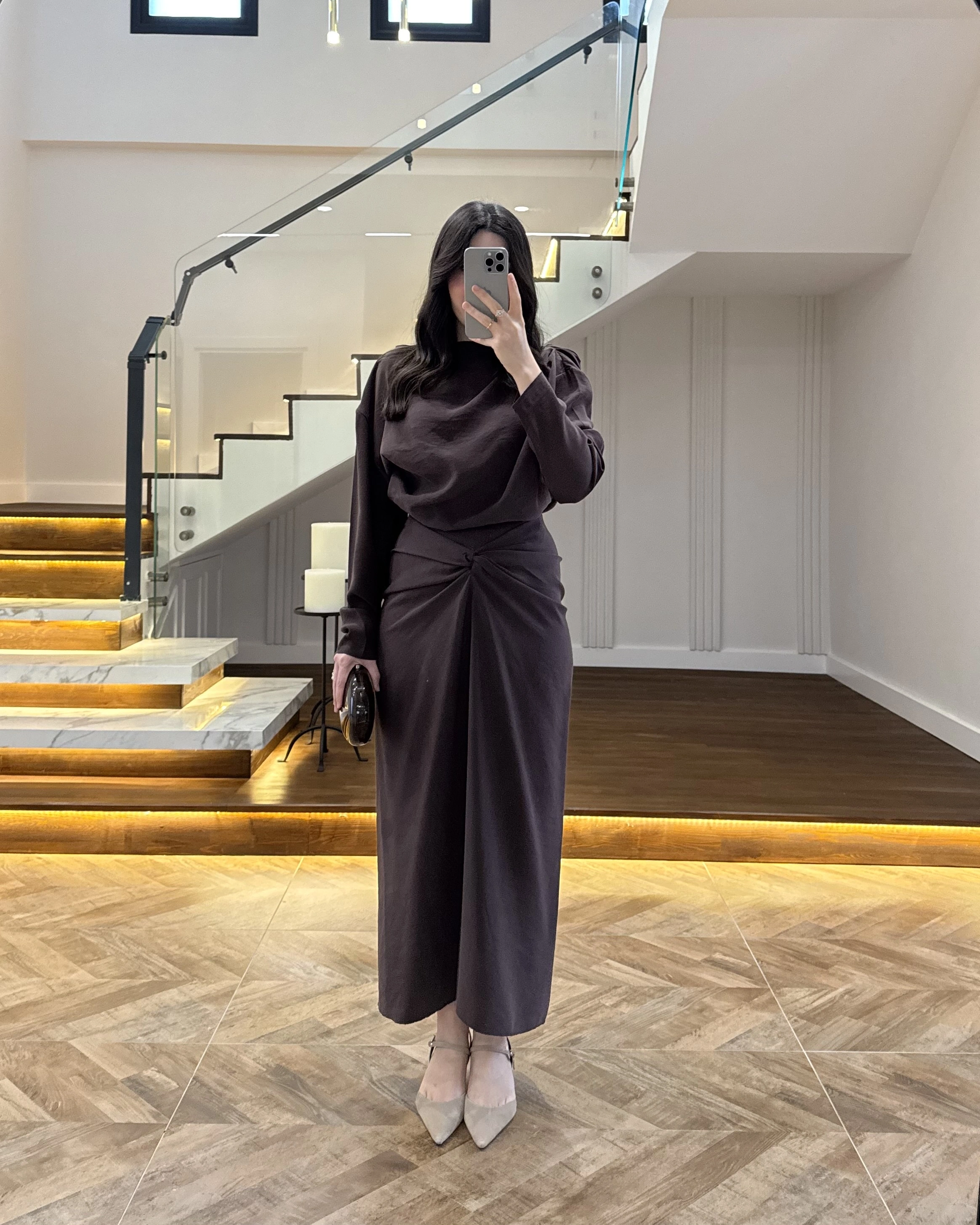 KAHVE ÖNÜ BURGU ETEK TAKIM -0674