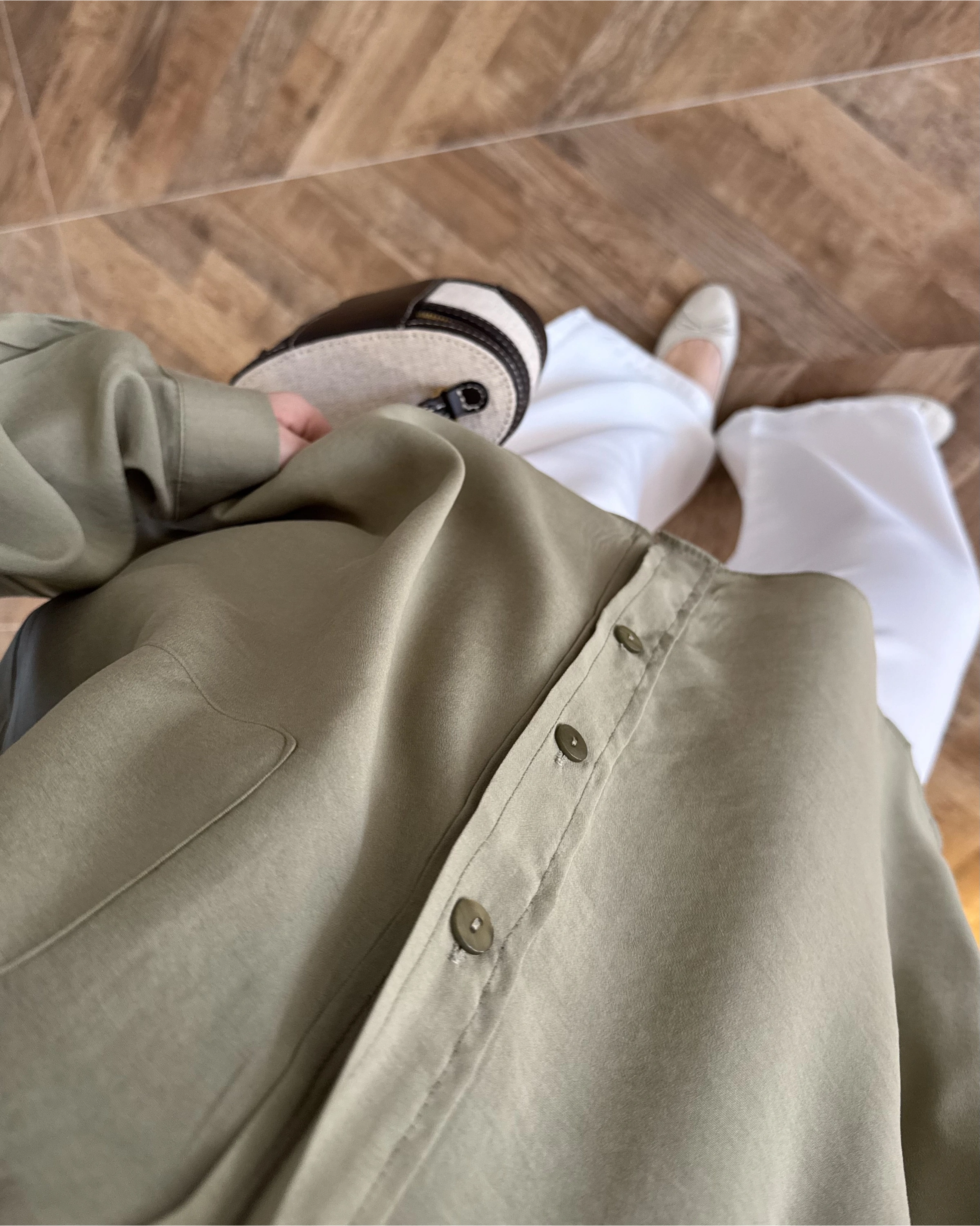 MİNT DÜŞÜK OMUZLU MODAL GÖMLEK -5050