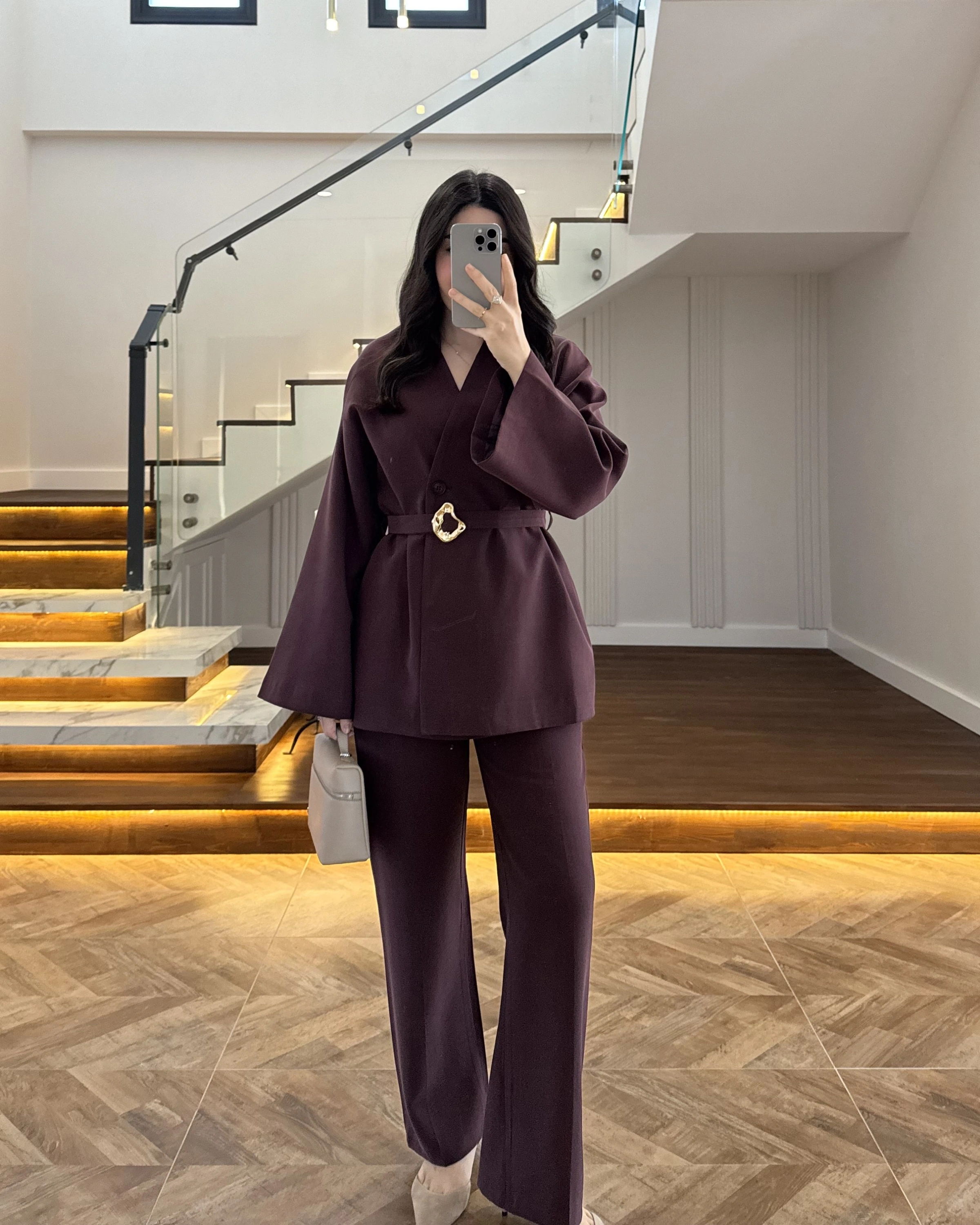 MÜRDÜM ÖNÜ DÜĞMELİ TOKALI TAKIM-9021