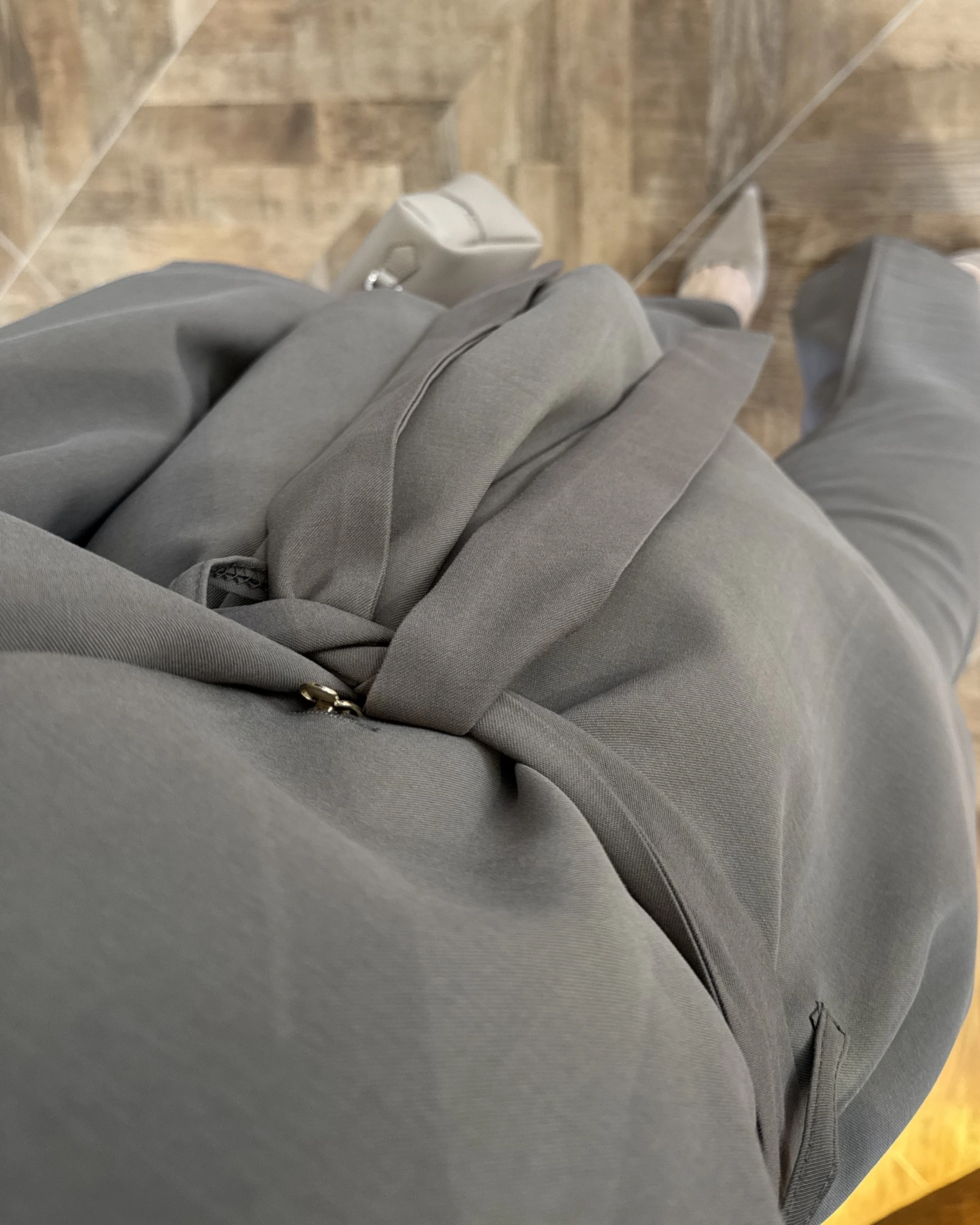 HAKİ ASİMETRİK GOLD DÜĞMELİ TAKIM-9023