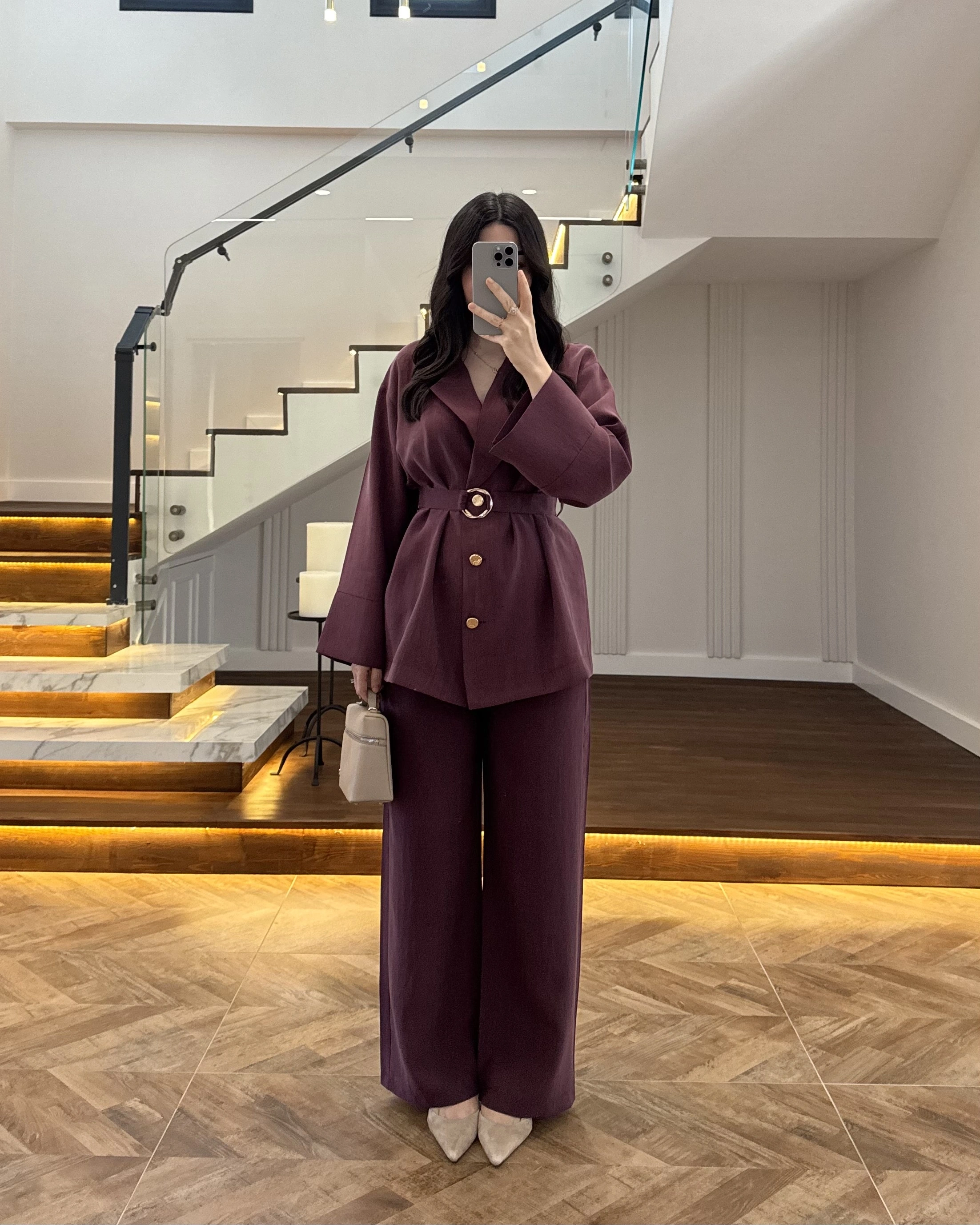 MÜRDÜM TOKA DETAYLI TUNİK TAKIM -8927