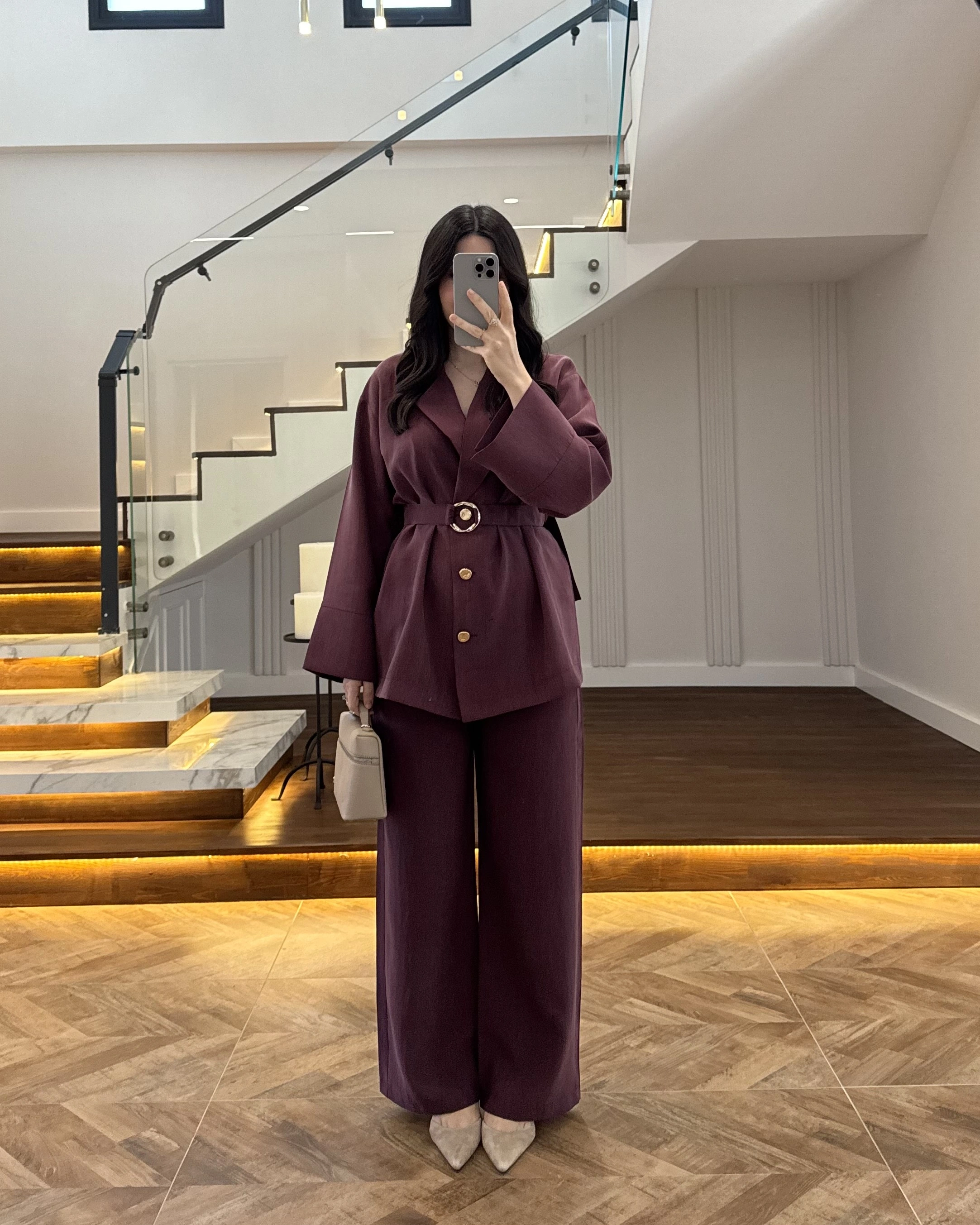 MÜRDÜM TOKA DETAYLI TUNİK TAKIM -8927