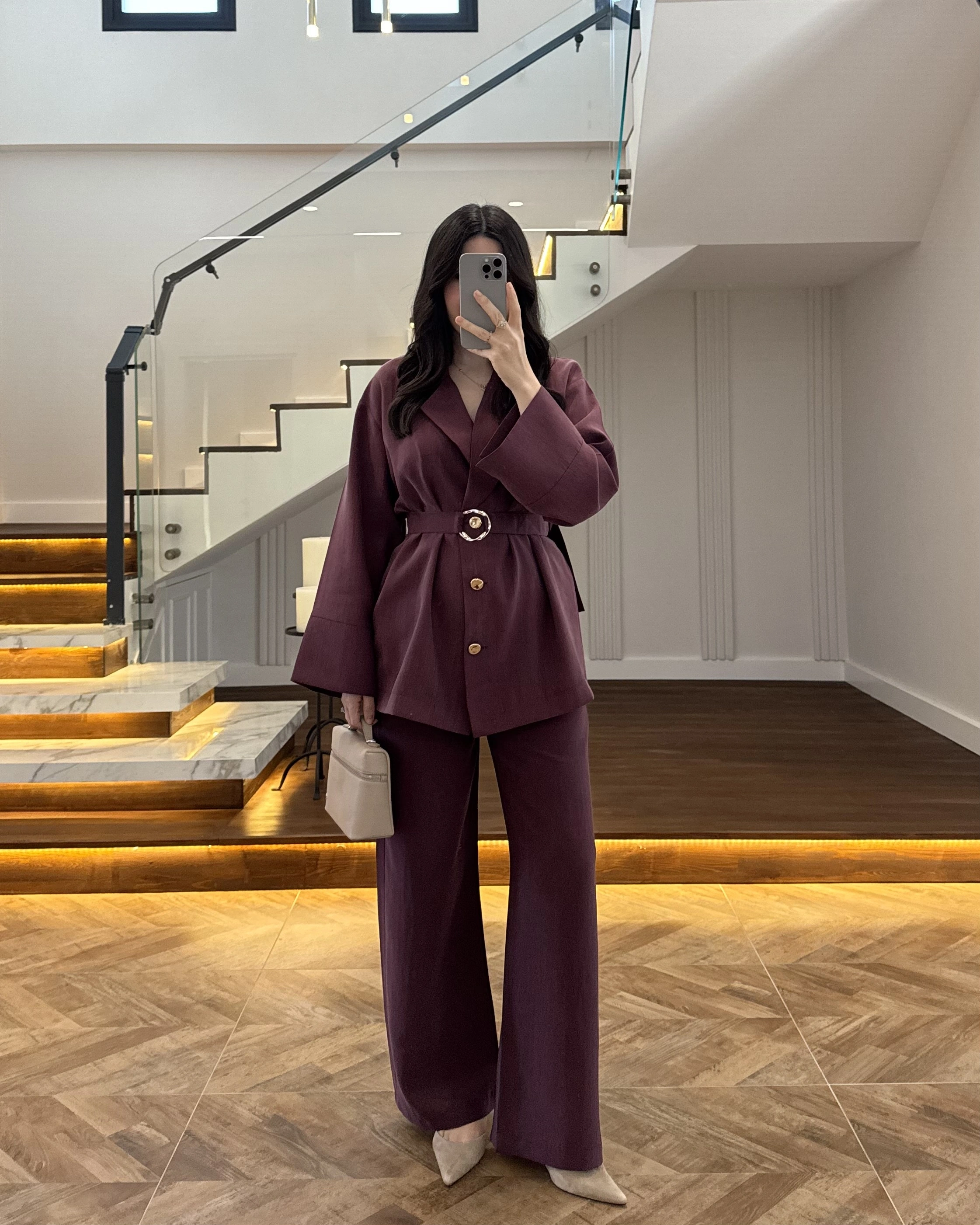 MÜRDÜM TOKA DETAYLI TUNİK TAKIM -8927