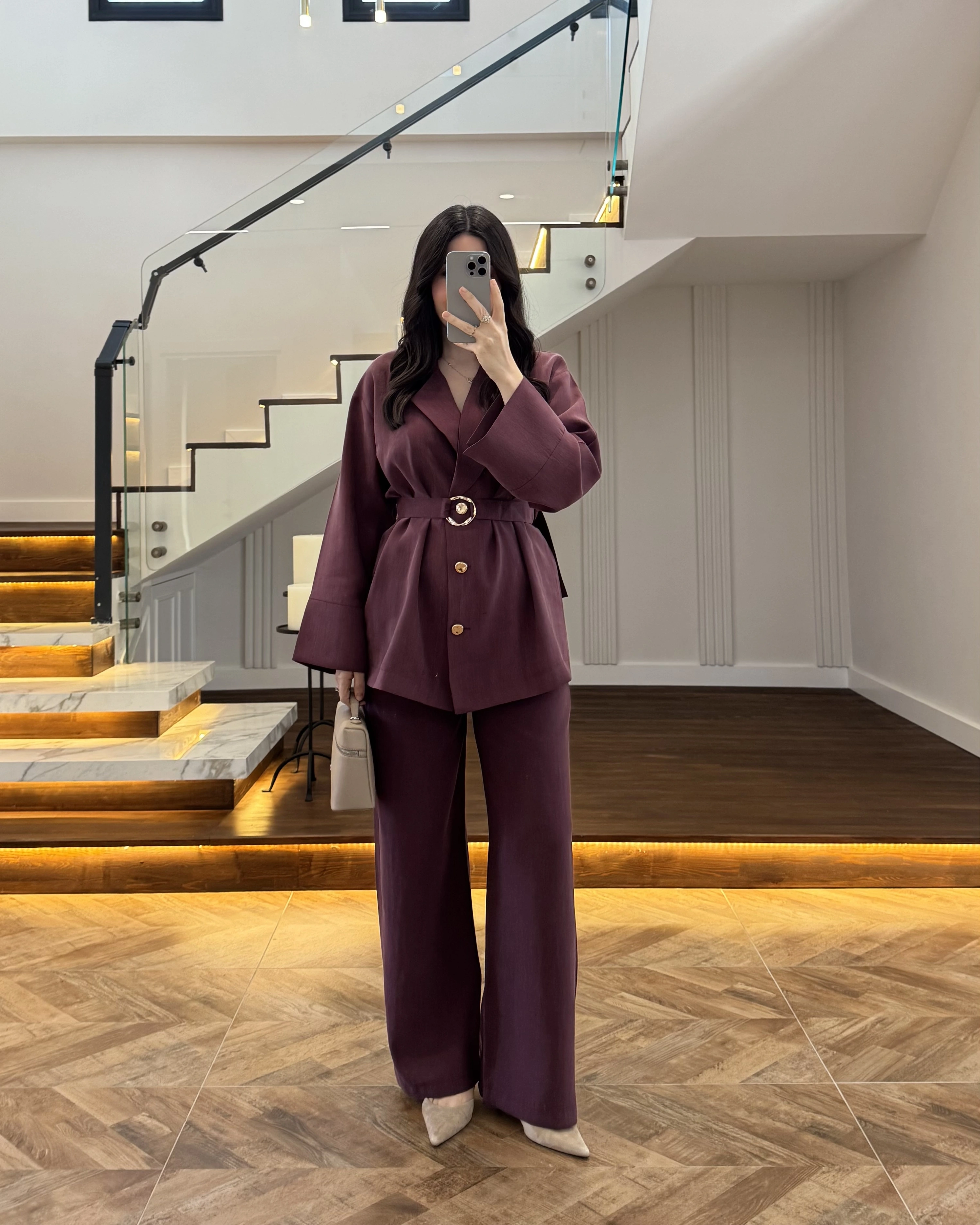 MÜRDÜM TOKA DETAYLI TUNİK TAKIM -8927