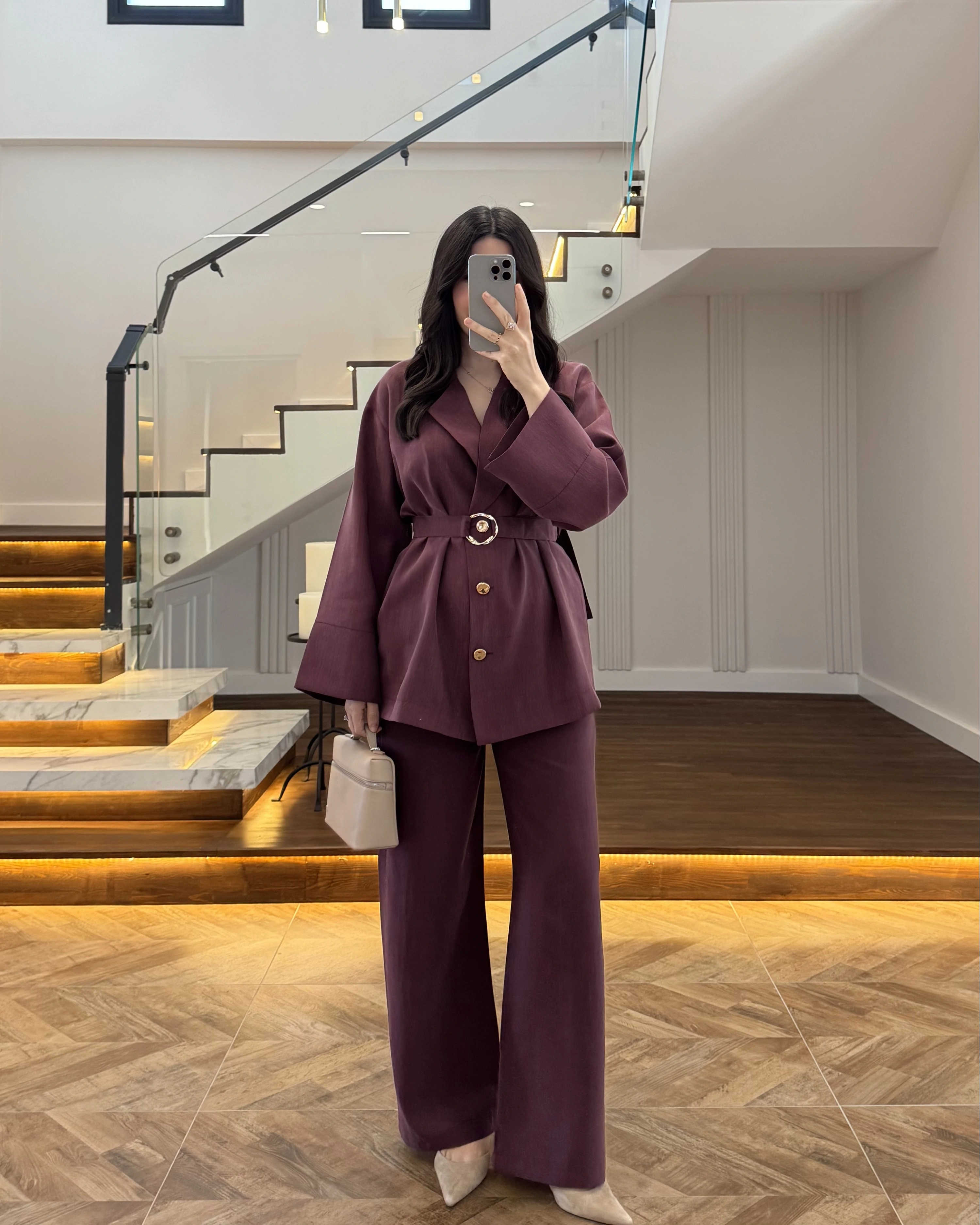 MÜRDÜM TOKA DETAYLI TUNİK TAKIM -8927