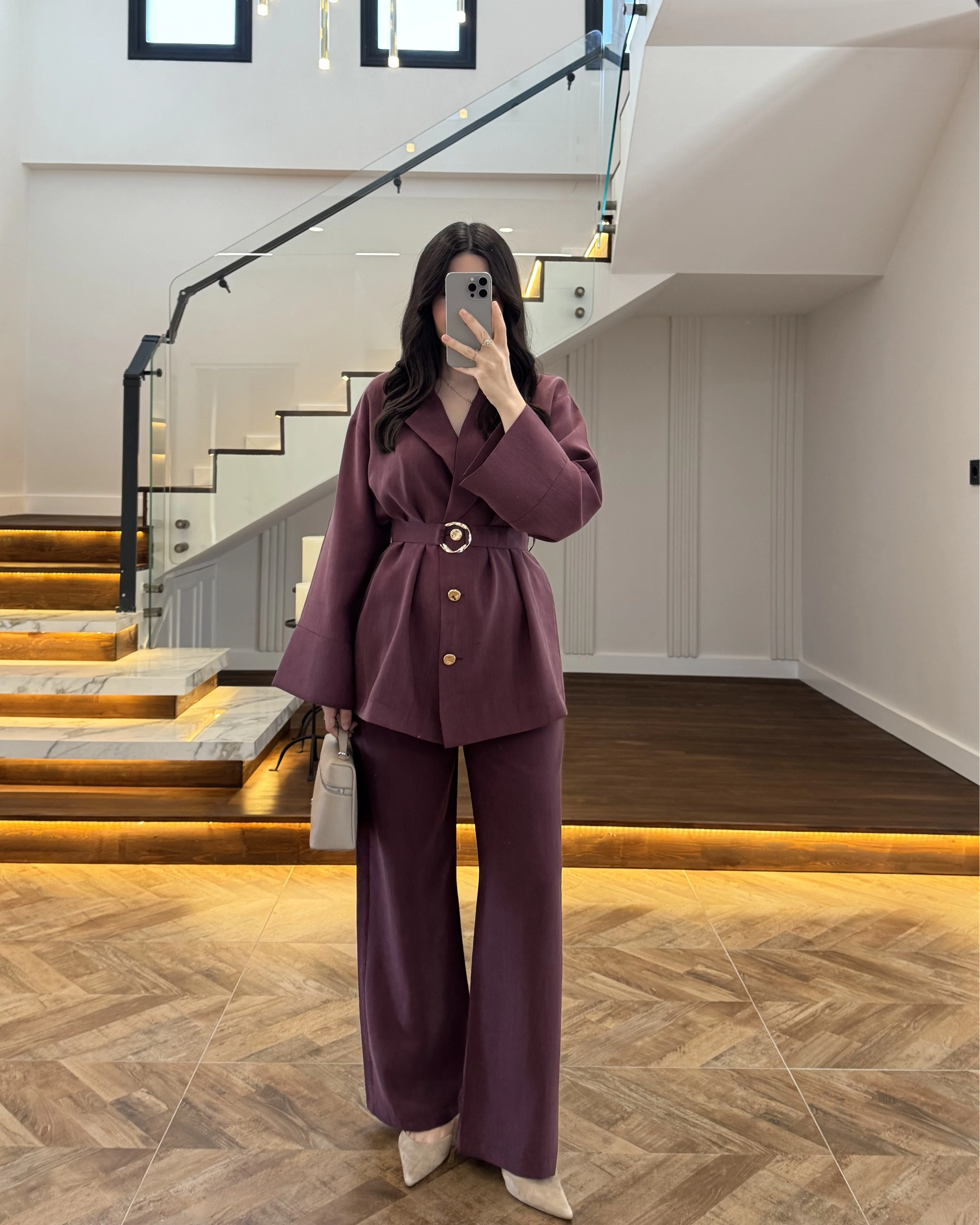 MÜRDÜM TOKA DETAYLI TUNİK TAKIM -8927