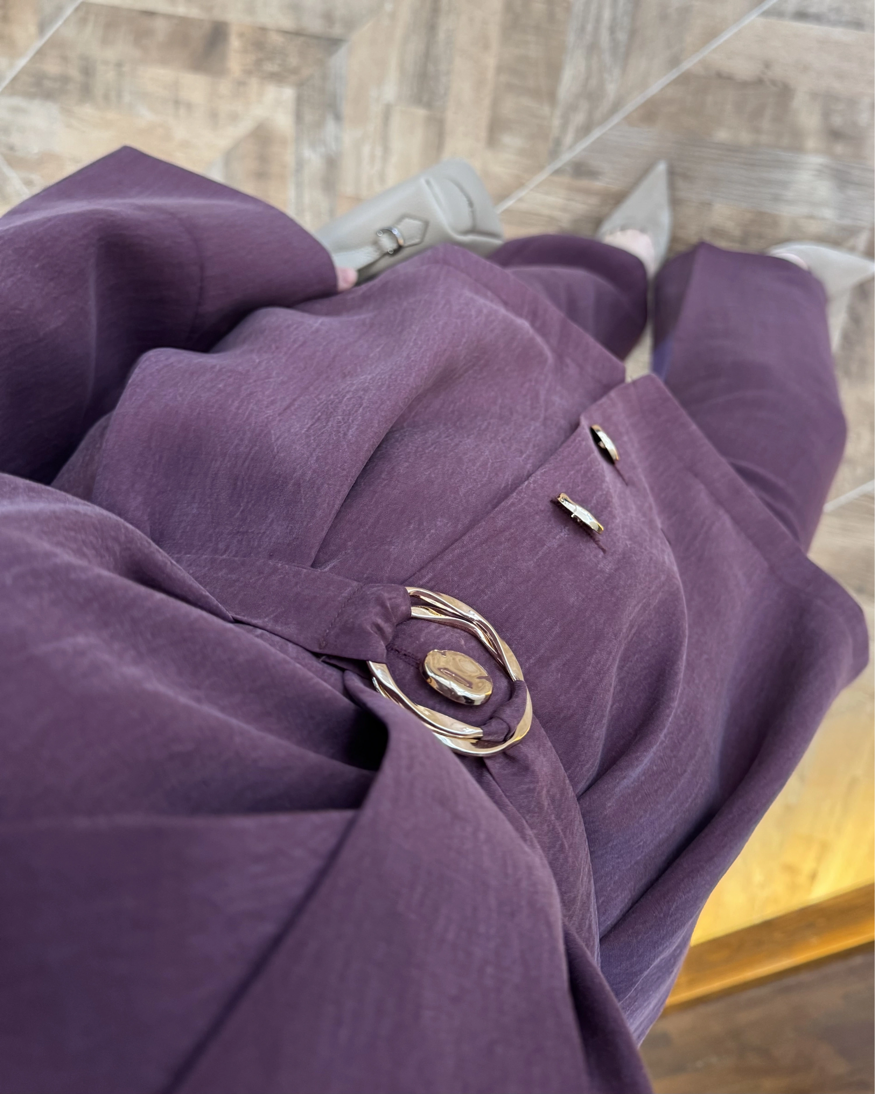 MÜRDÜM TOKA DETAYLI TUNİK TAKIM -8927