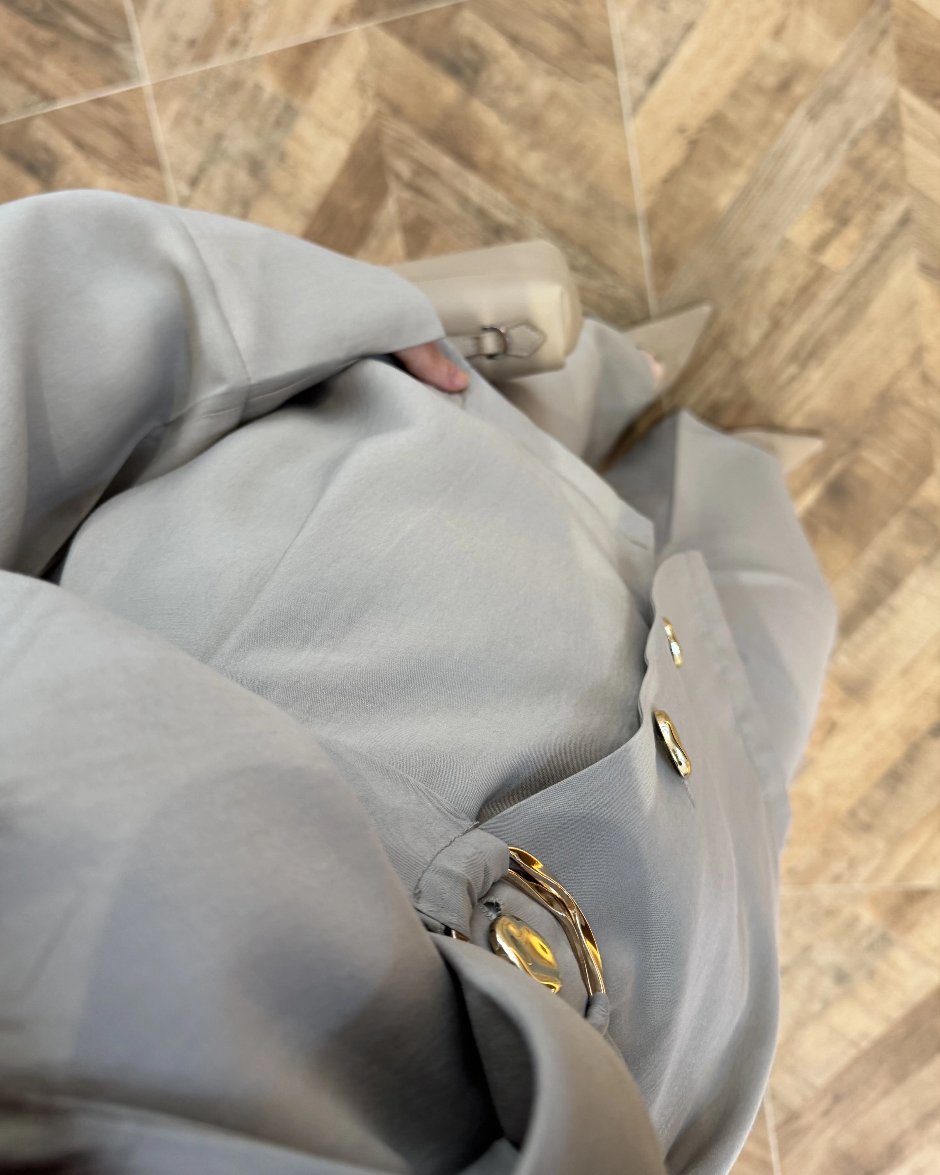 VİZON TOKA DETAYLI TUNİK TAKIM -8927