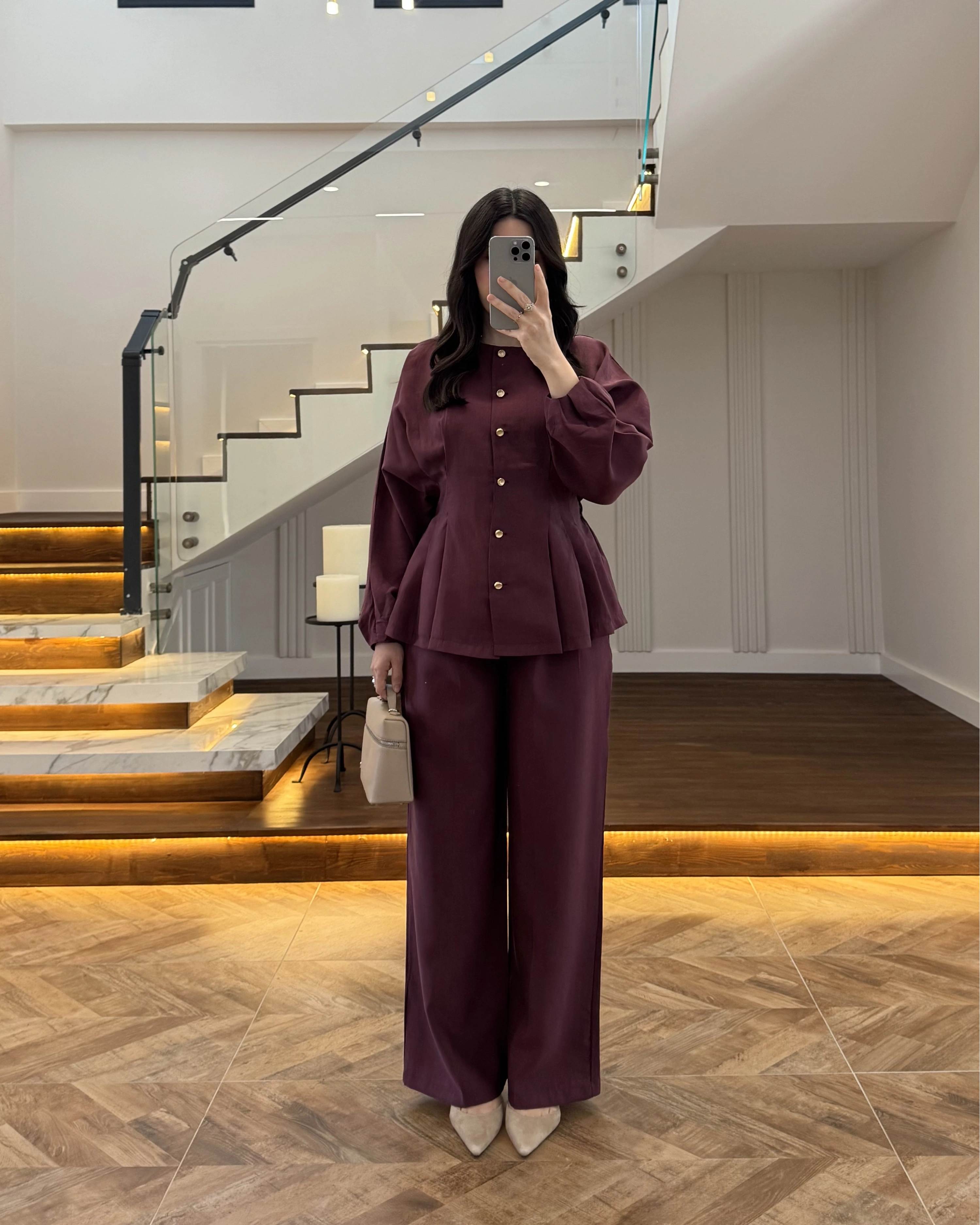 MÜRDÜM GOLD DÜĞMELİ PİLELİ TAKIM -8930