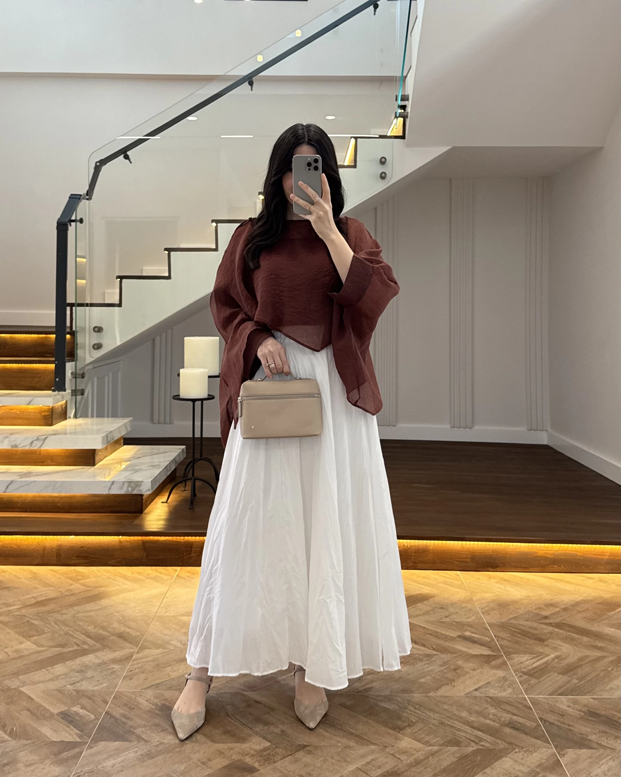 TARÇIN UÇUŞAN PELERİN BLUZ -5026