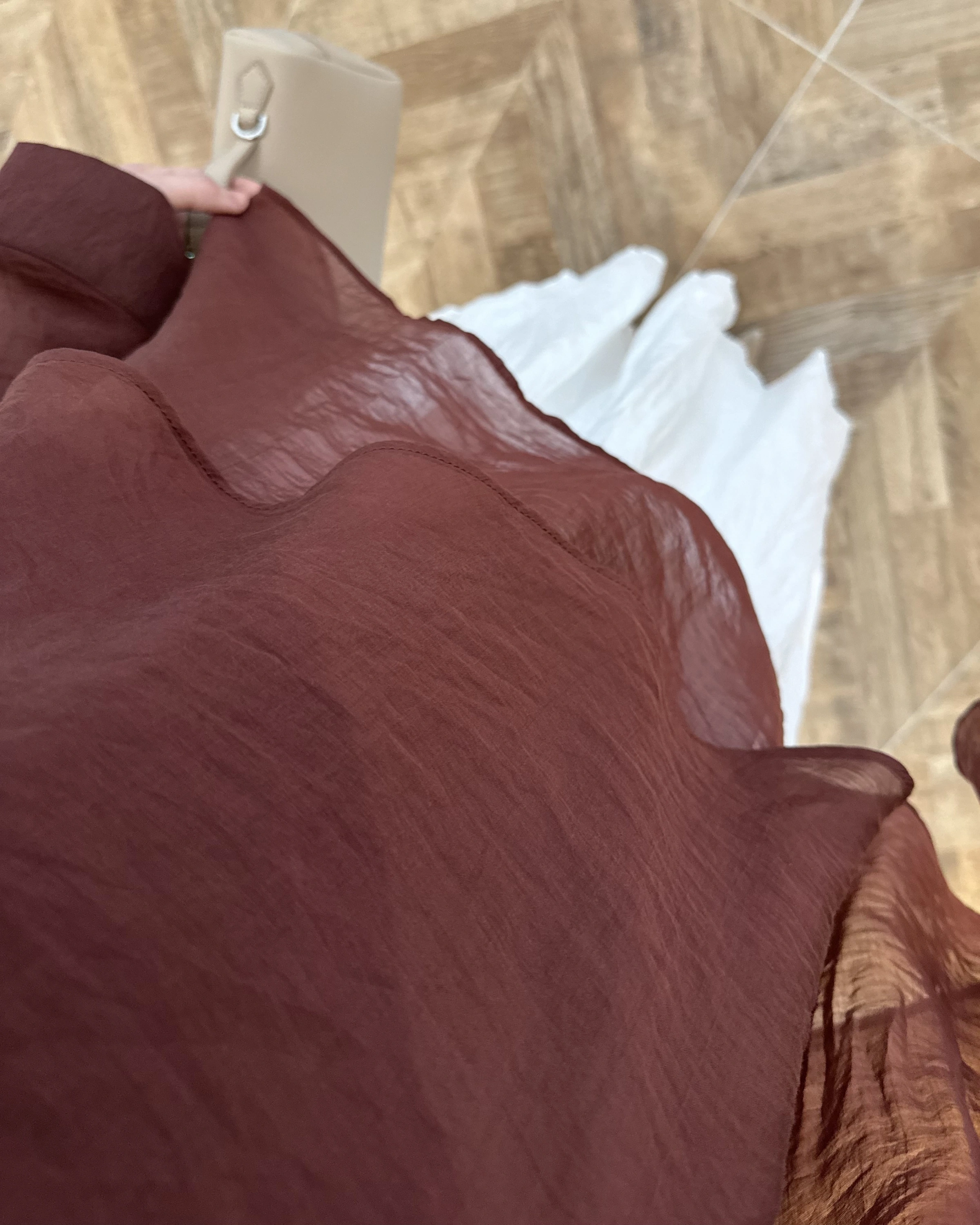 TARÇIN UÇUŞAN PELERİN BLUZ -5026