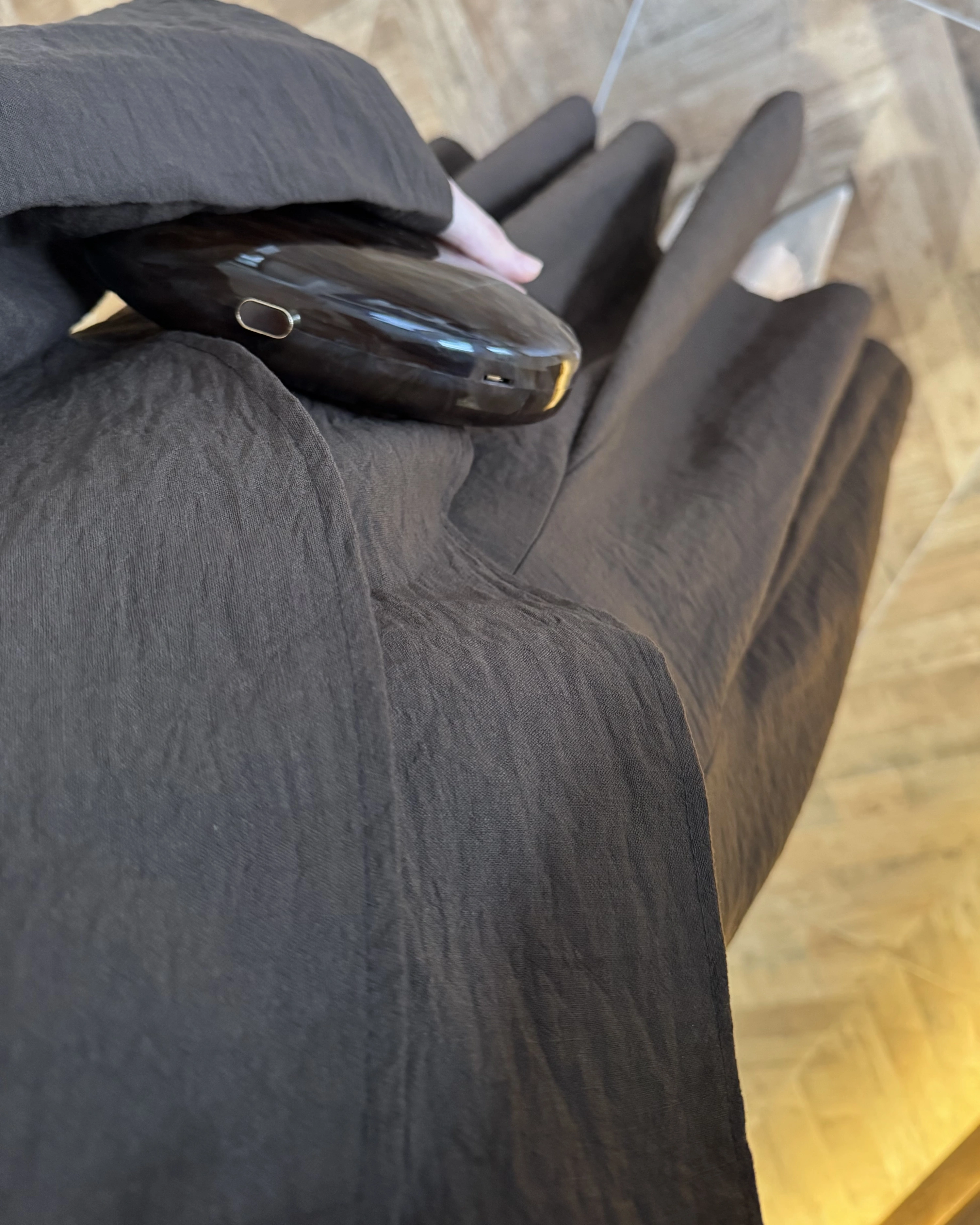 KAHVE ÖNÜ VOLANLI GÖMLEK-262016