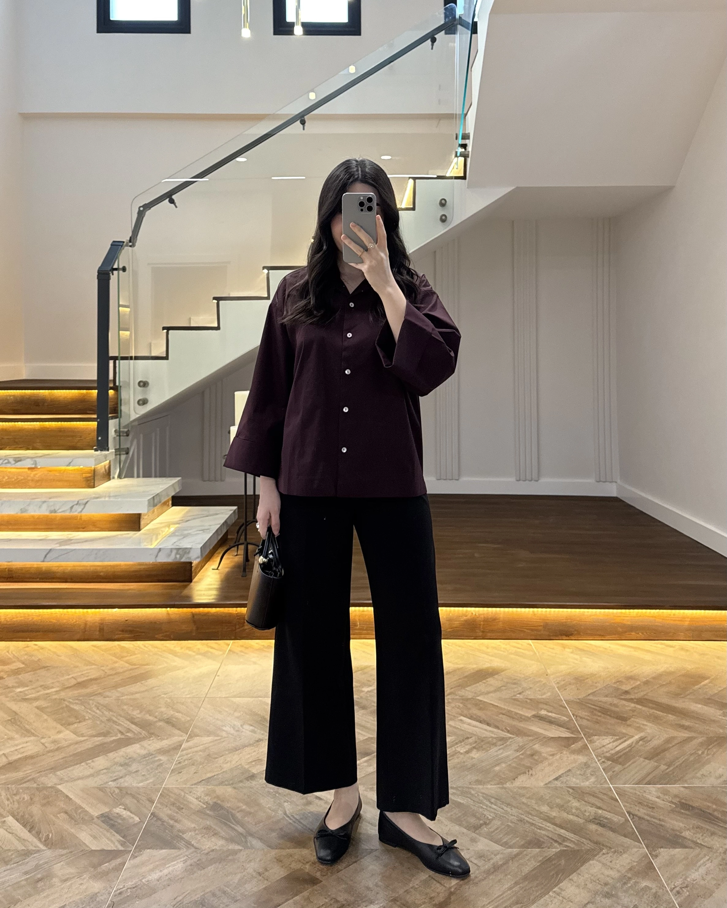 MÜRDÜM OVERSİZE DUBLE KOL GÖMLEK-5411