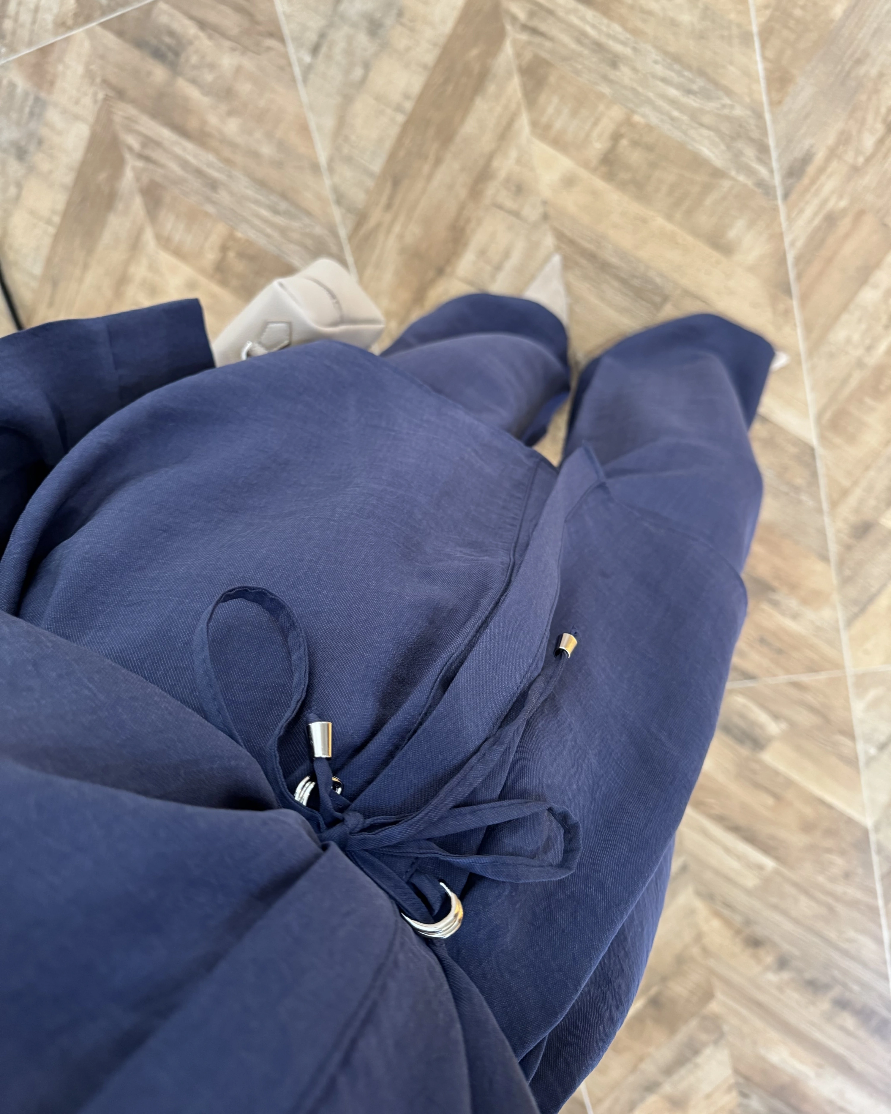 LACİVERT TENSEL GÖMLEK PANTOLON TAKIM -51281