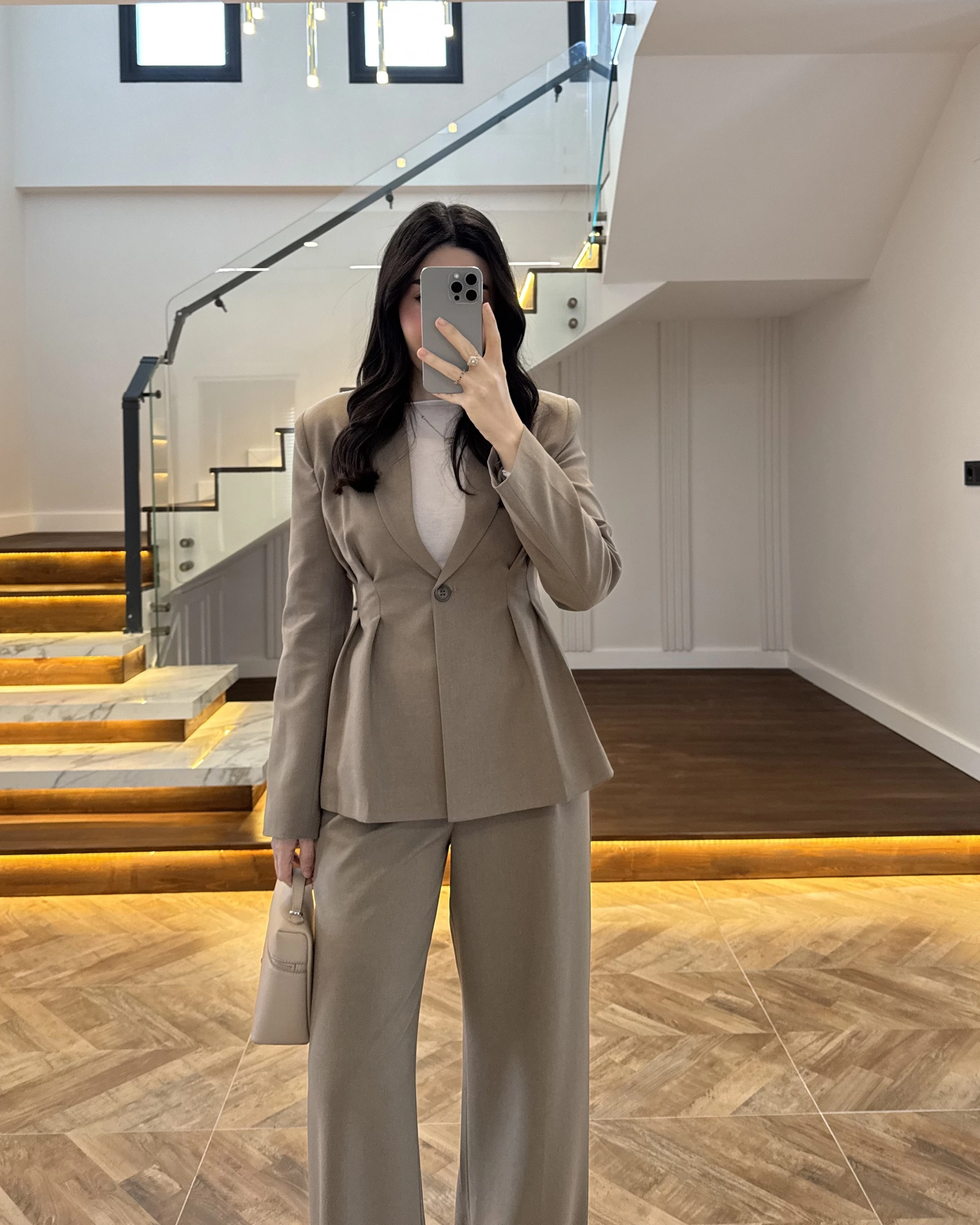 PİLELİ BELDEN OTURAN HAKİ TAKIM-8884