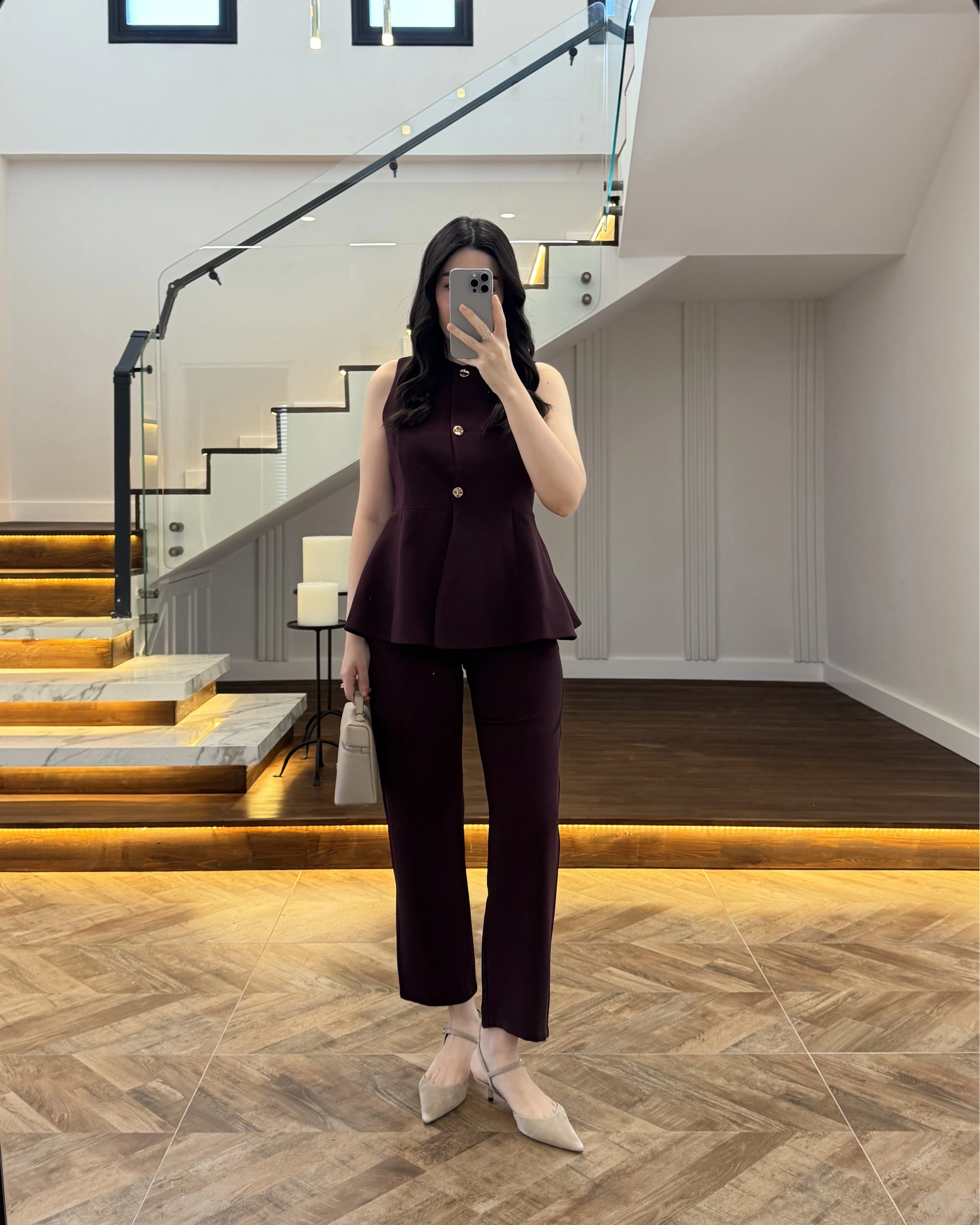 MÜRDÜM VOLANLI YELEKLİ TAKIM-8906