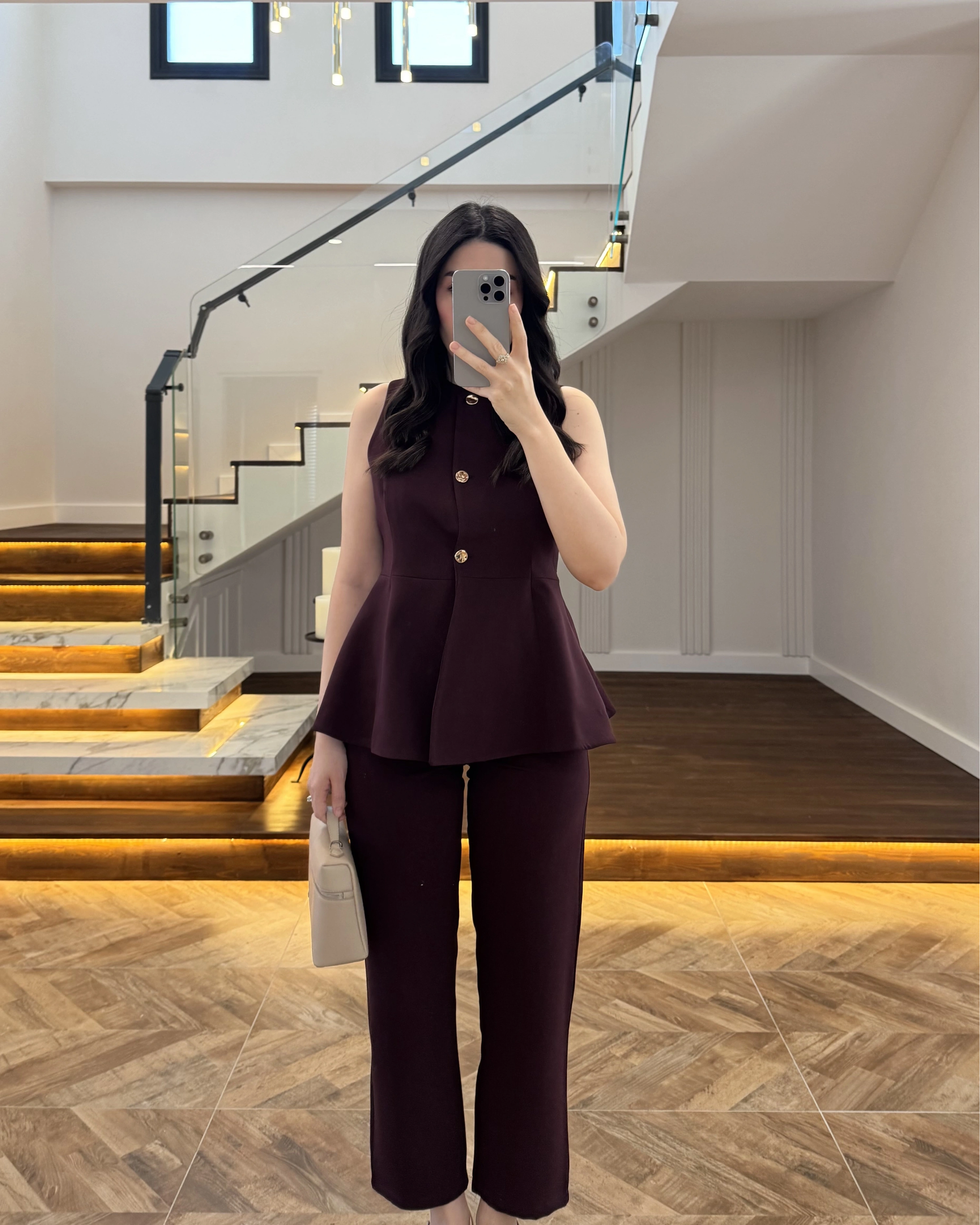 MÜRDÜM VOLANLI YELEKLİ TAKIM-8906