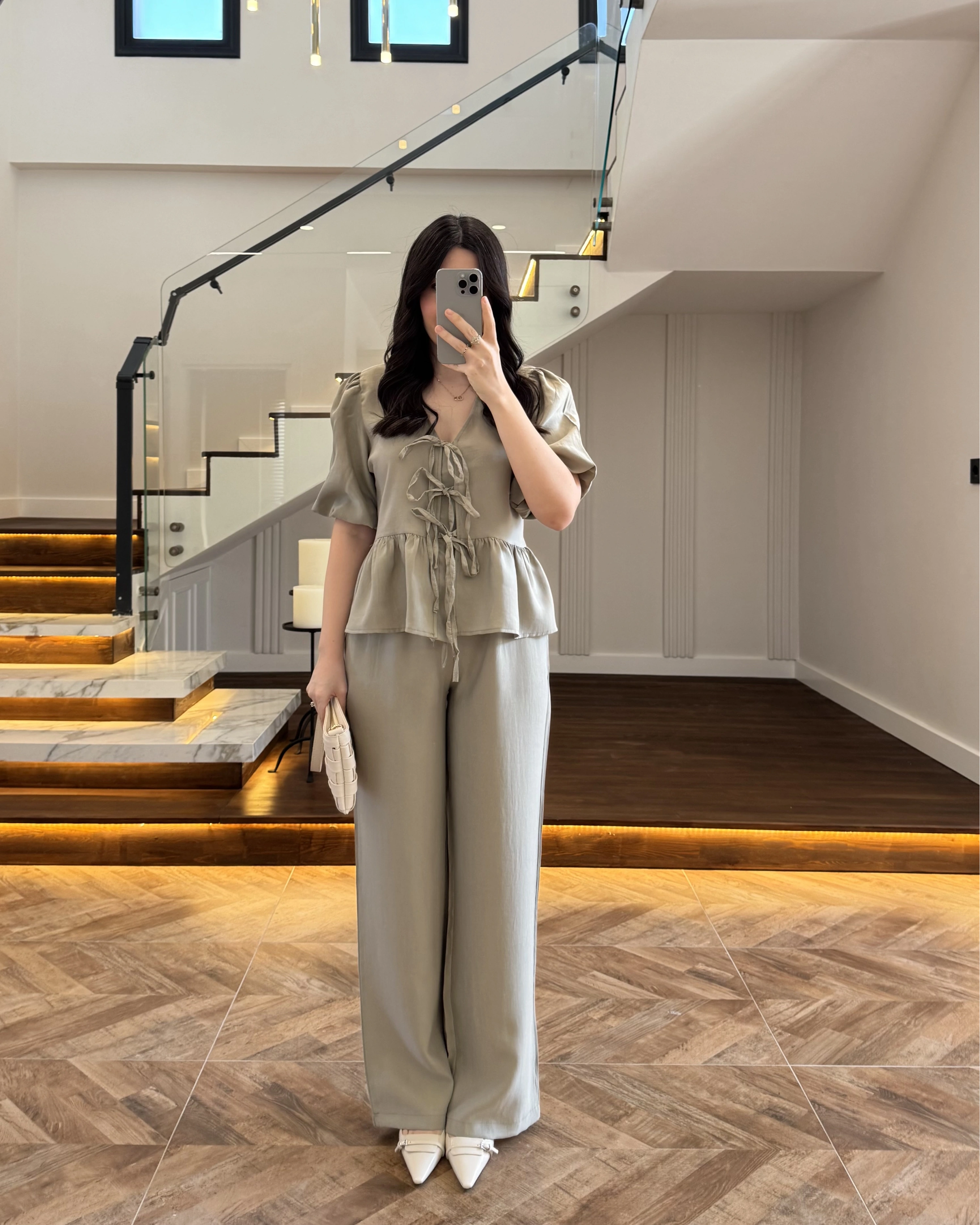 ÇAĞLA ÖNÜ BAĞLAMALI BALON KOL TAKIM-267328