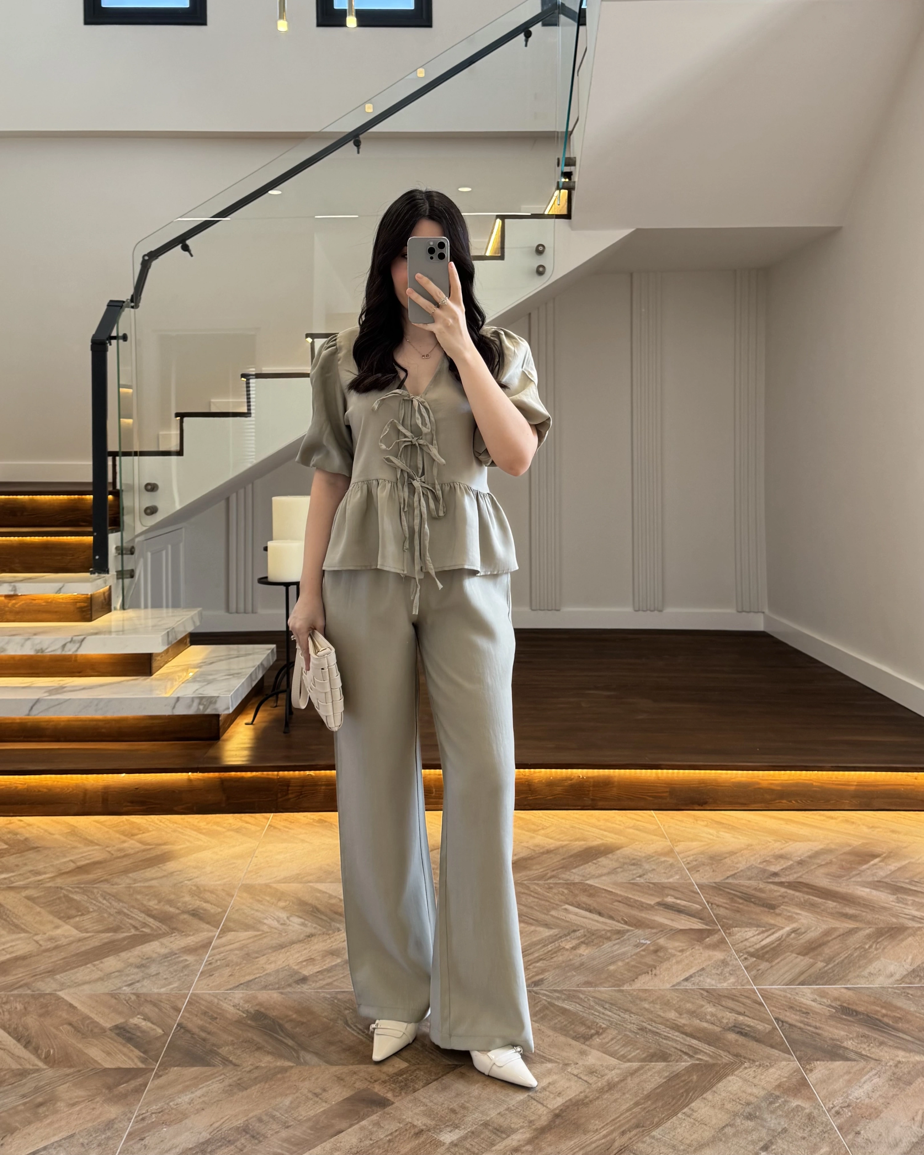 ÇAĞLA ÖNÜ BAĞLAMALI BALON KOL TAKIM-267328