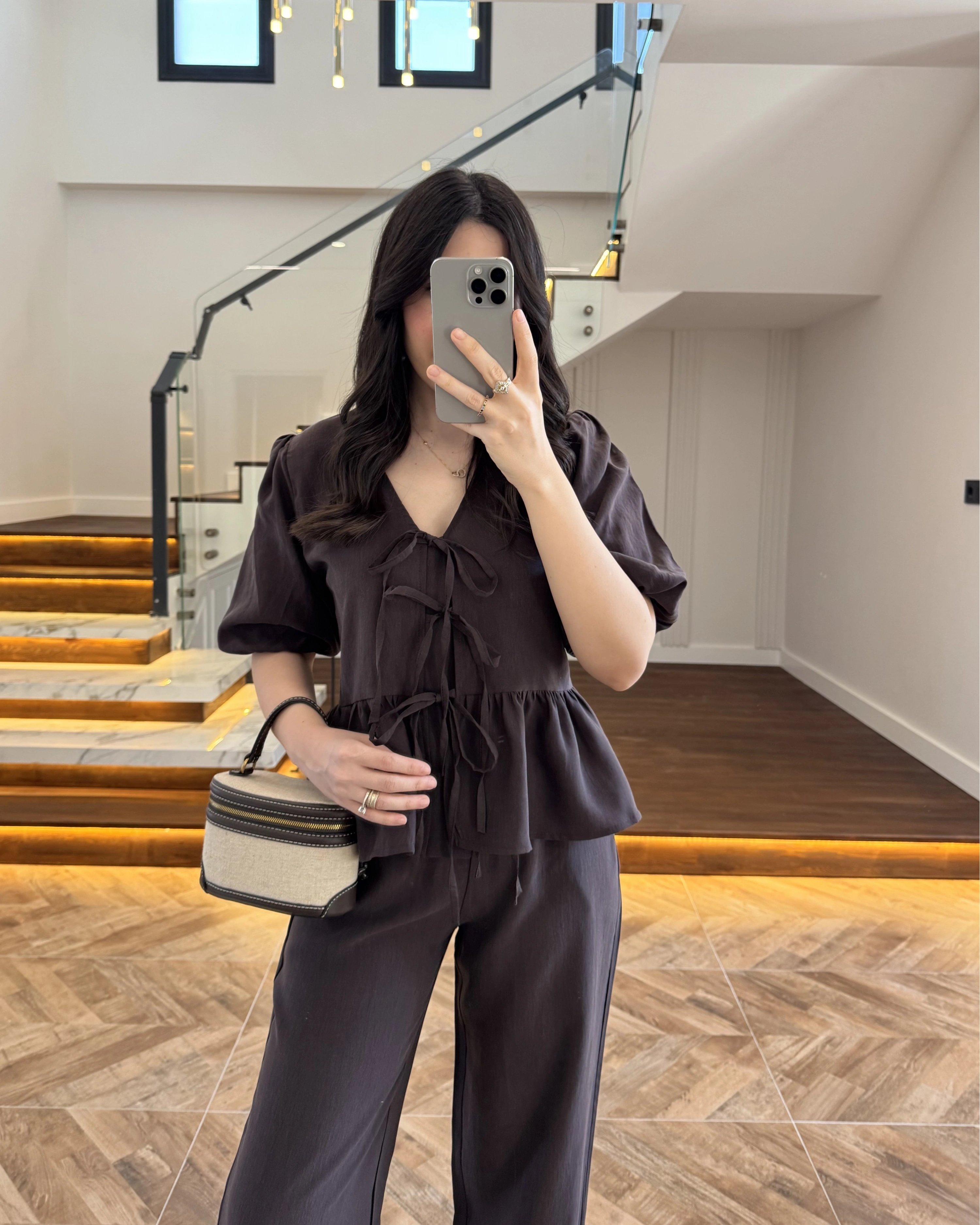 KAHVE ÖNÜ BAĞLAMALI BALON KOL TAKIM-267328