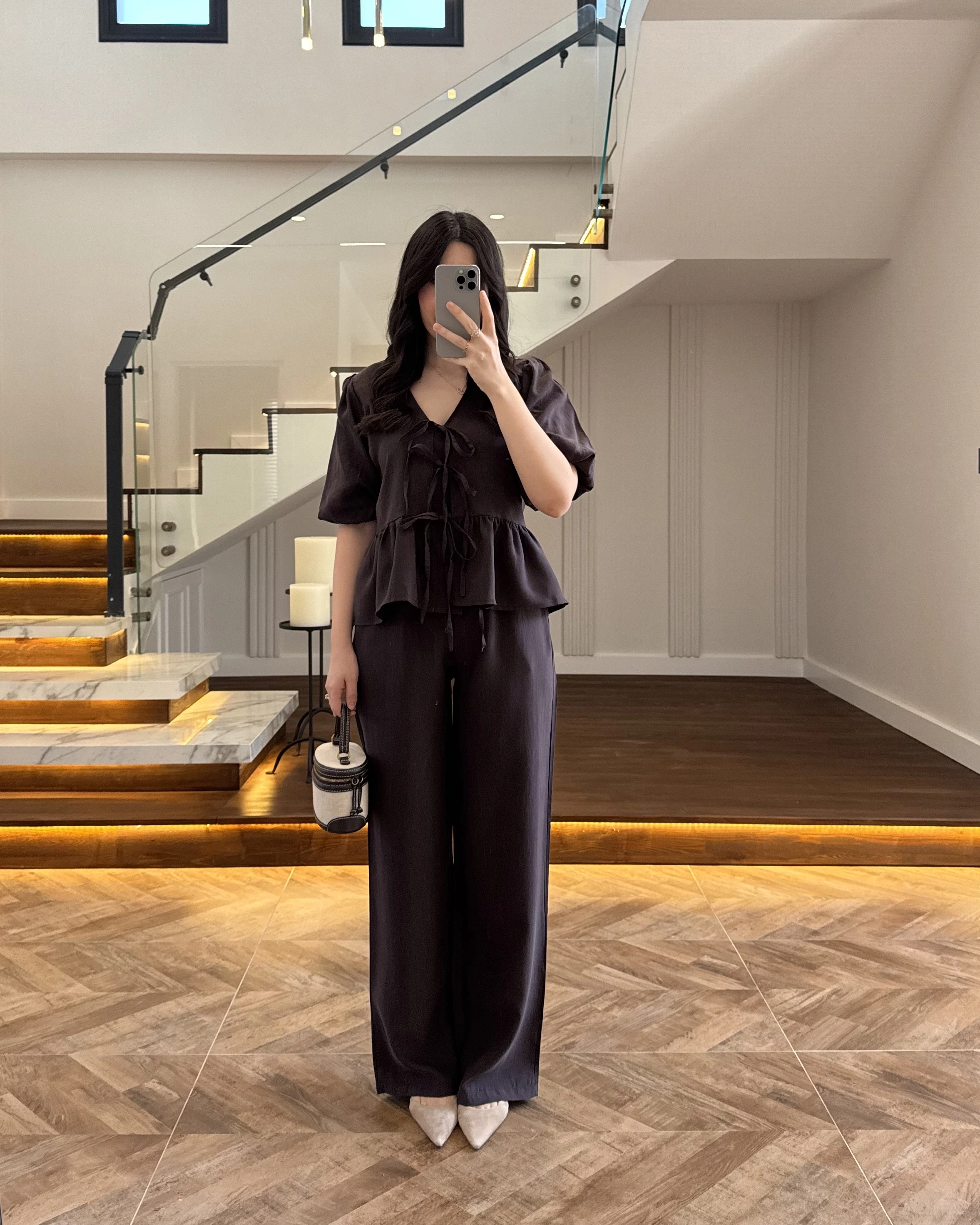 KAHVE ÖNÜ BAĞLAMALI BALON KOL TAKIM-267328