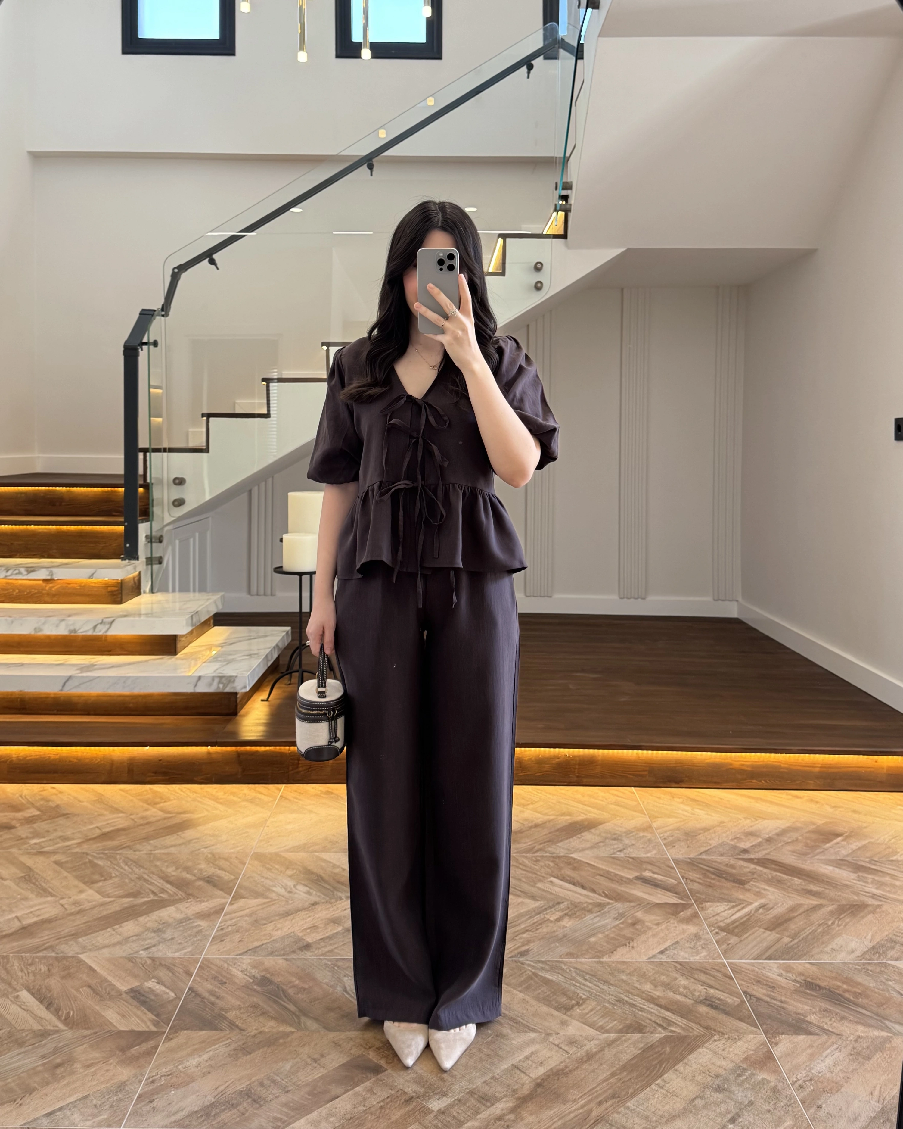 KAHVE ÖNÜ BAĞLAMALI BALON KOL TAKIM-267328