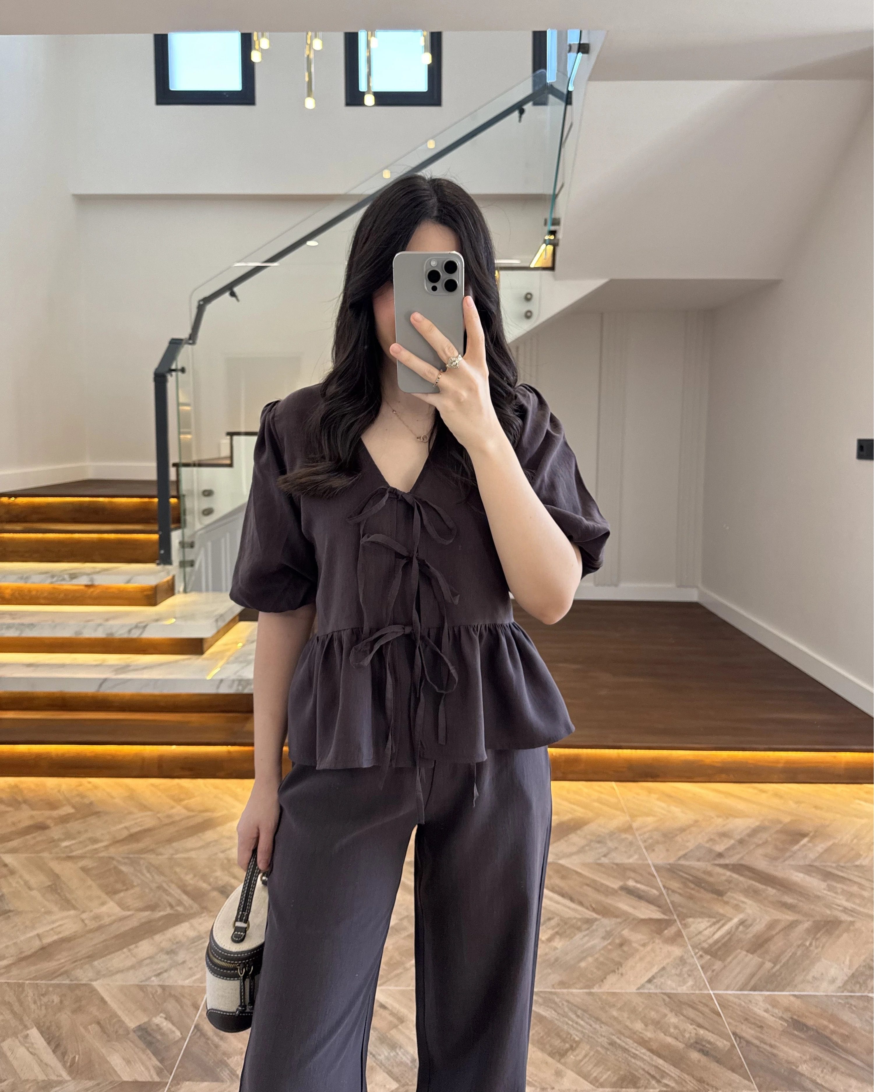 KAHVE ÖNÜ BAĞLAMALI BALON KOL TAKIM-267328