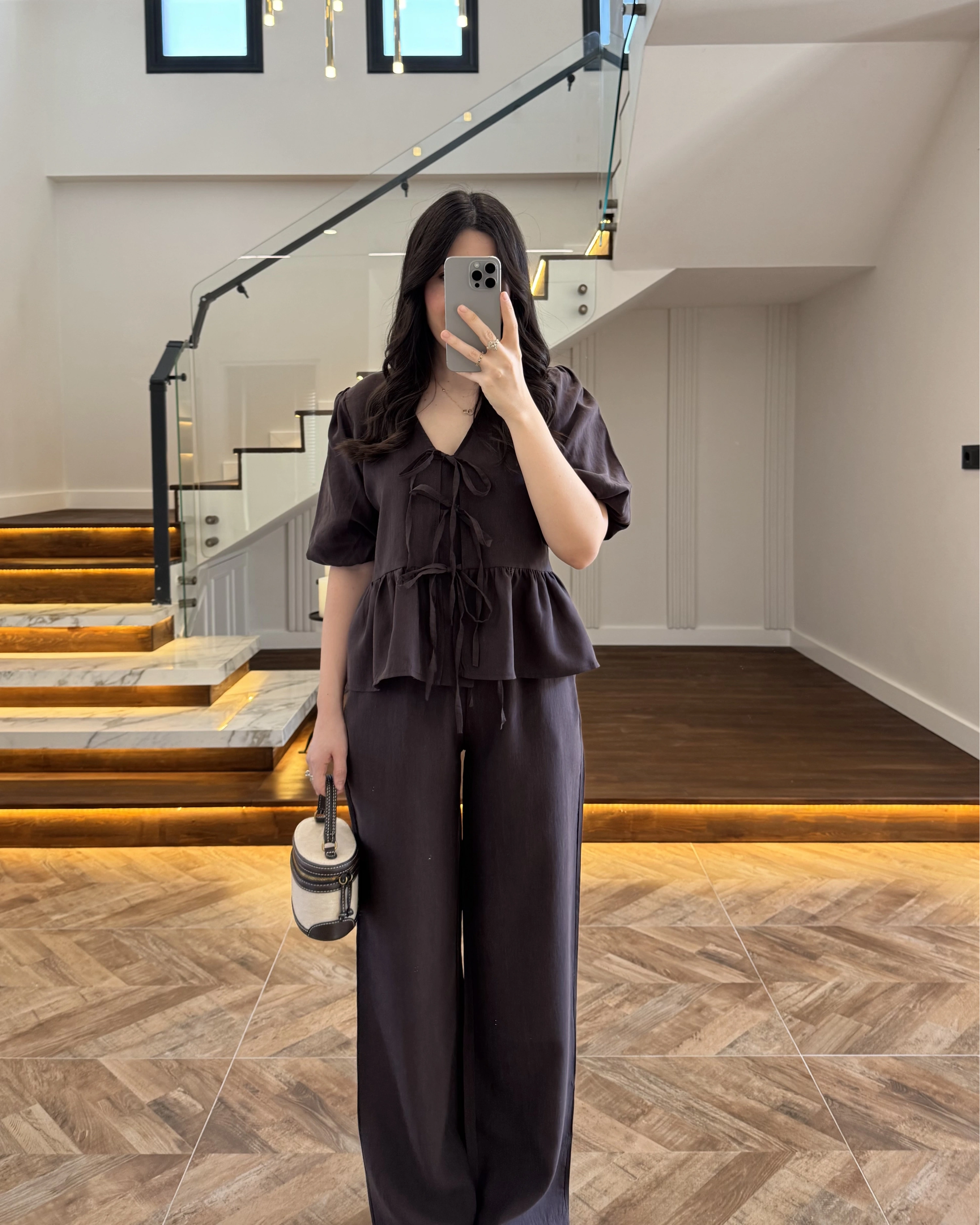 KAHVE ÖNÜ BAĞLAMALI BALON KOL TAKIM-267328