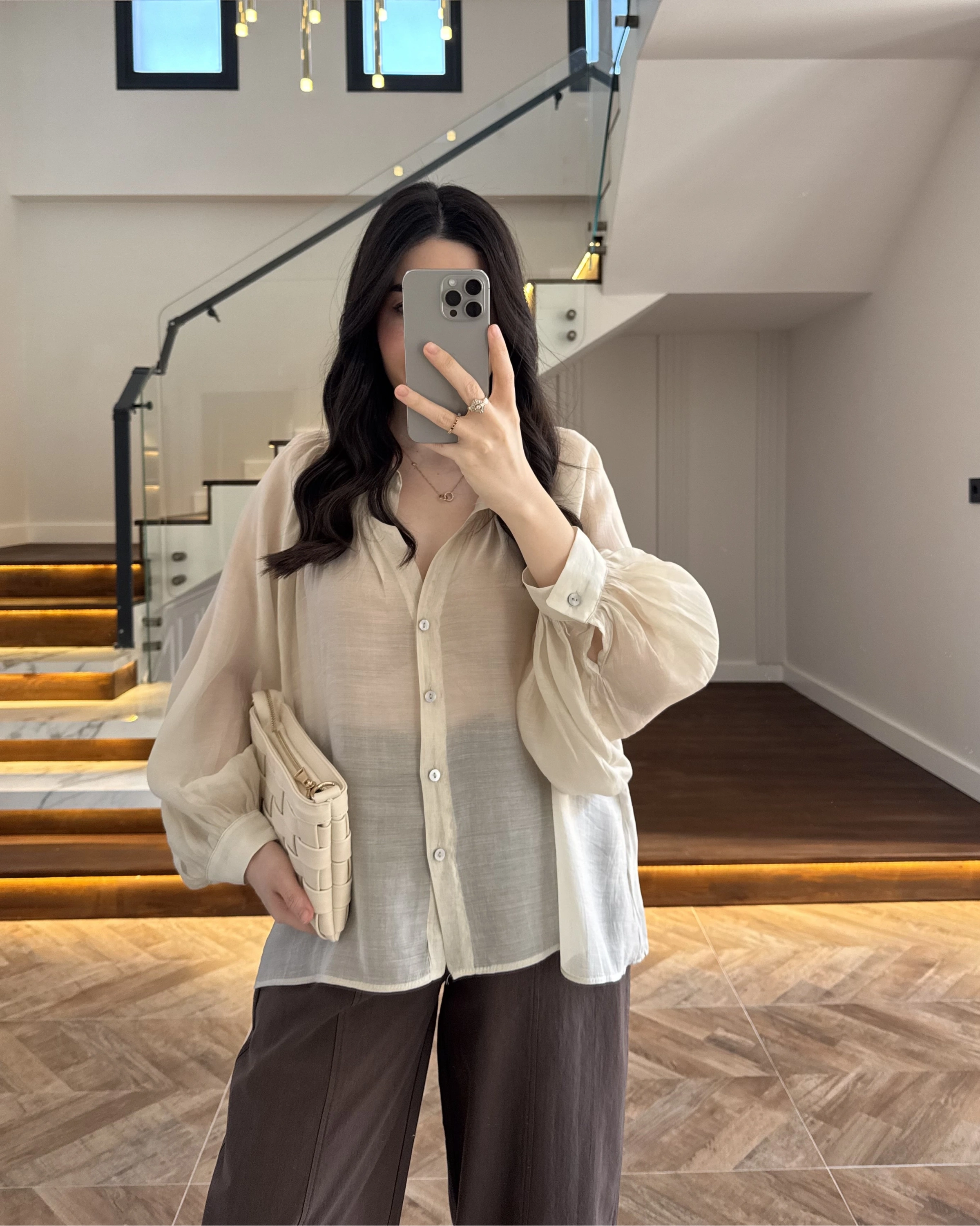 TAŞ TRANSPARAN SALAŞ GÖMLEK