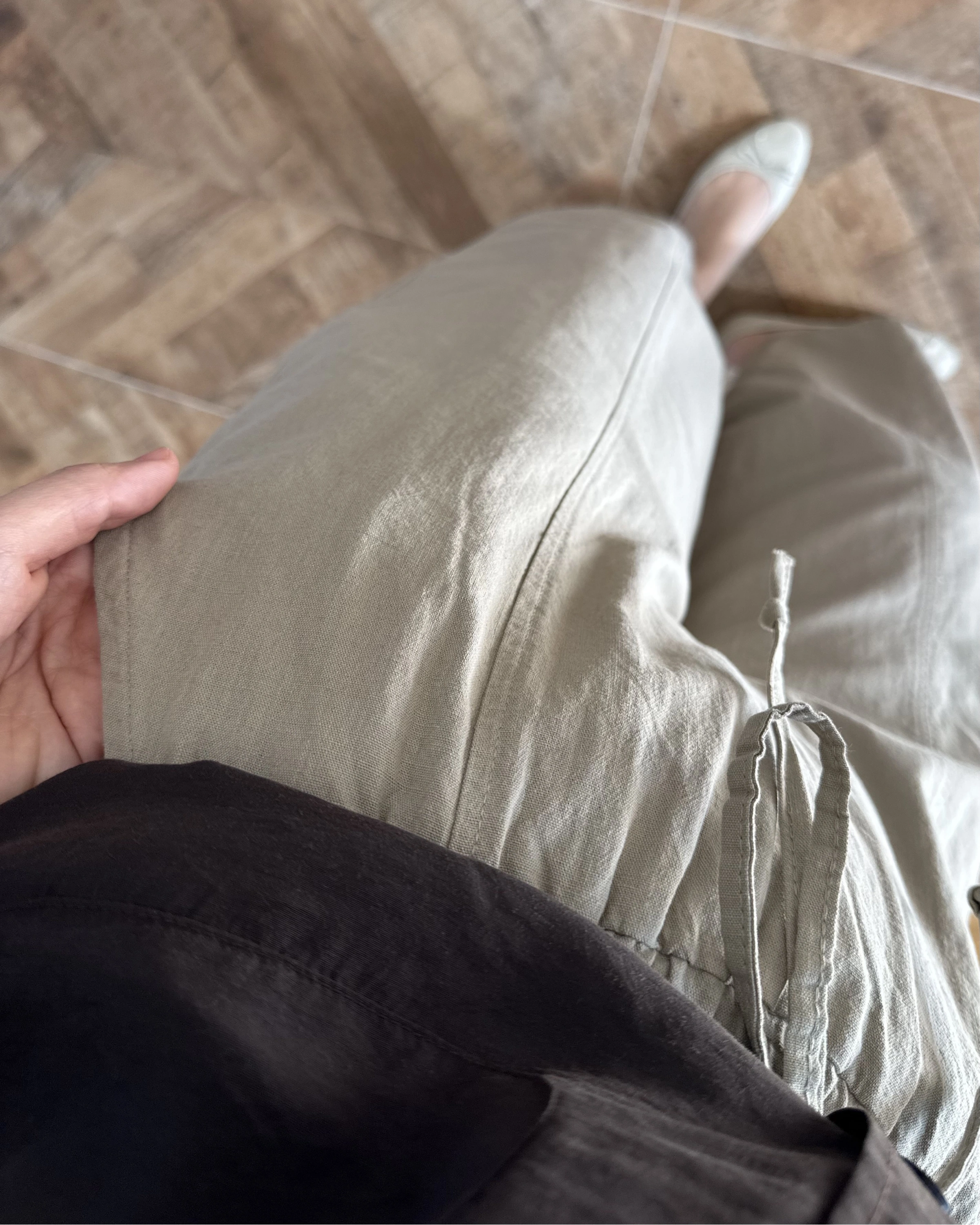 LASTİKLİ ŞALVAR PANTOLON VİZON-3905