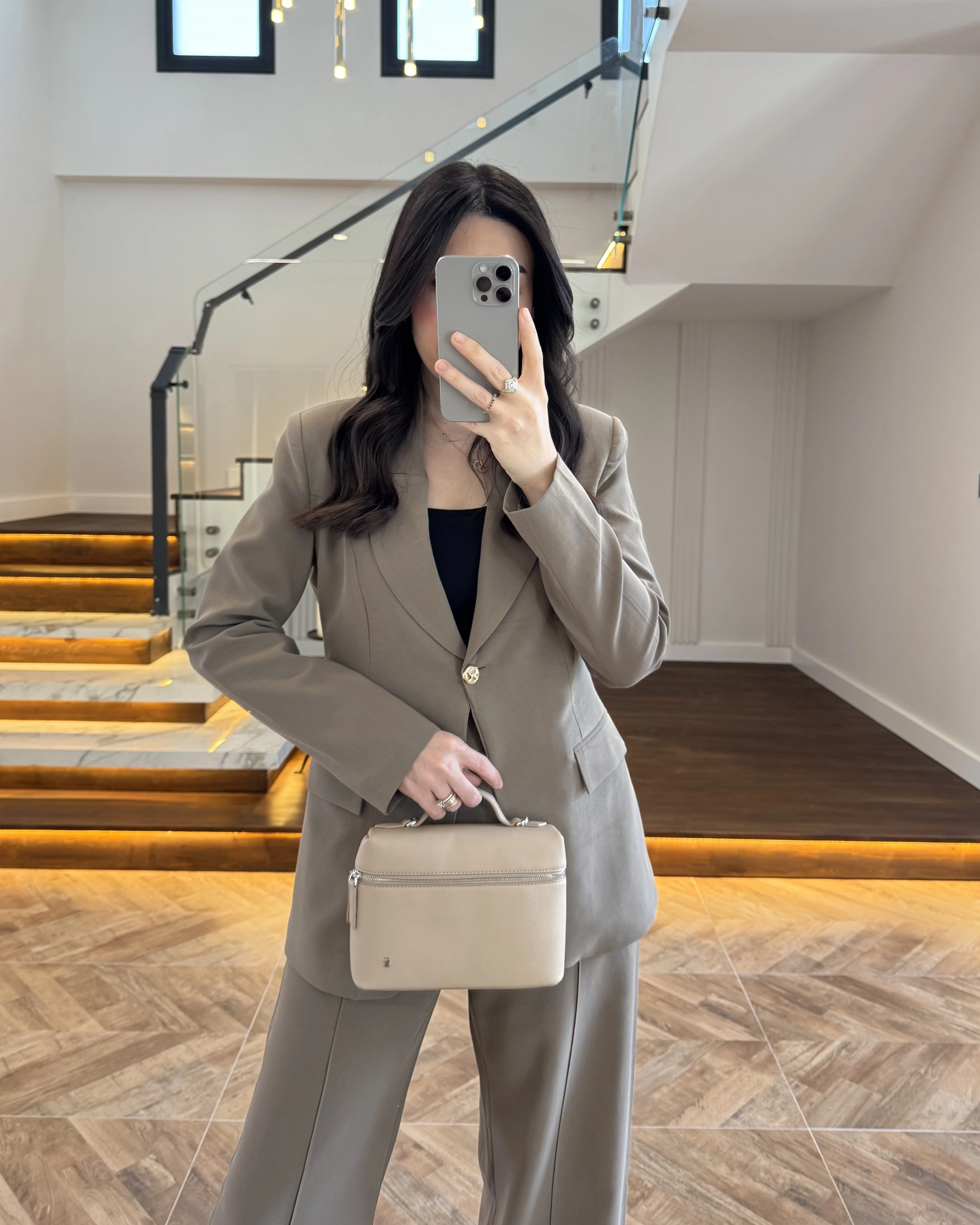 HAKİ GOLD DÜĞMELİ CEKET TAKIM-9031