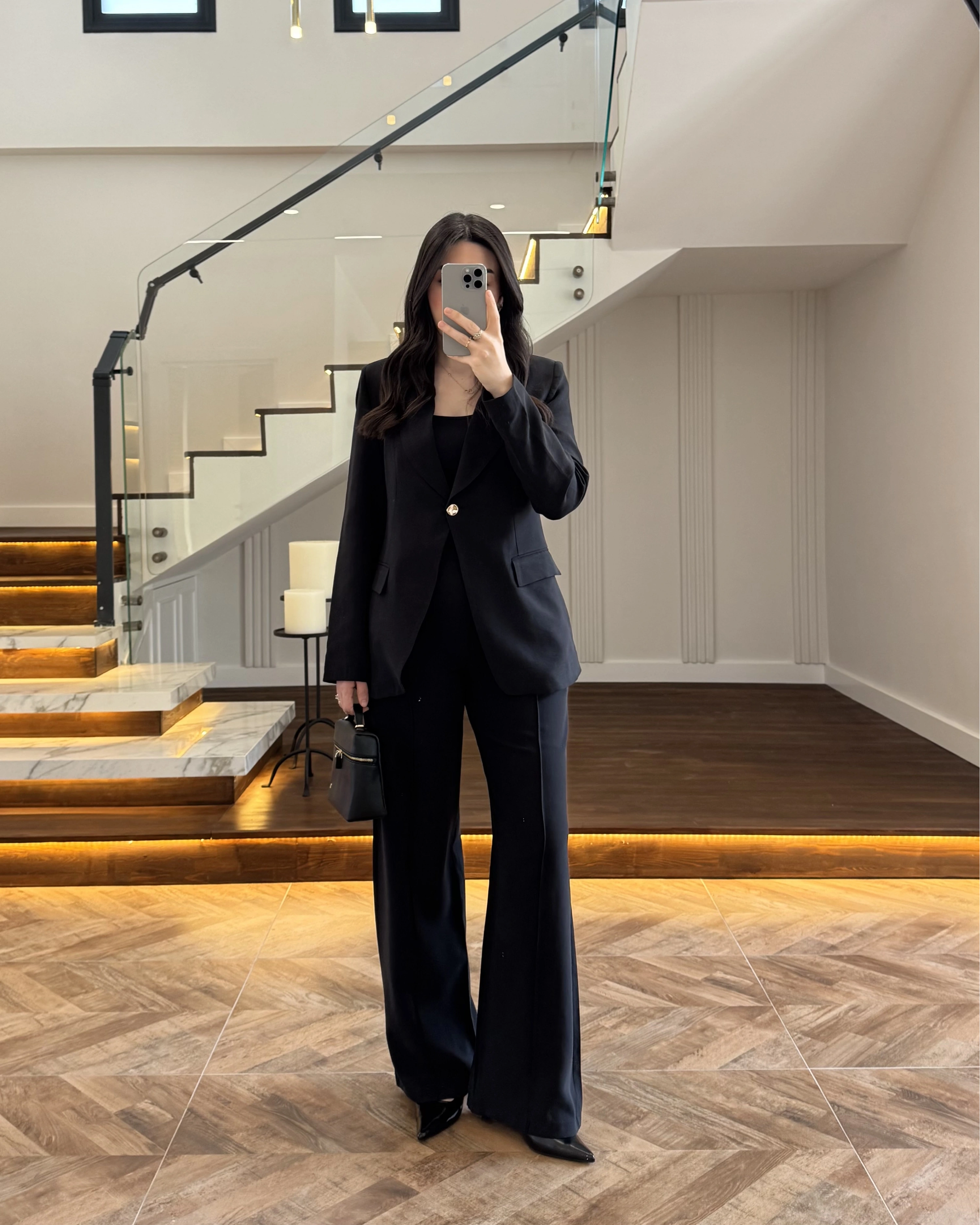 SİYAH GOLD DÜĞMELİ CEKET TAKIM-9031