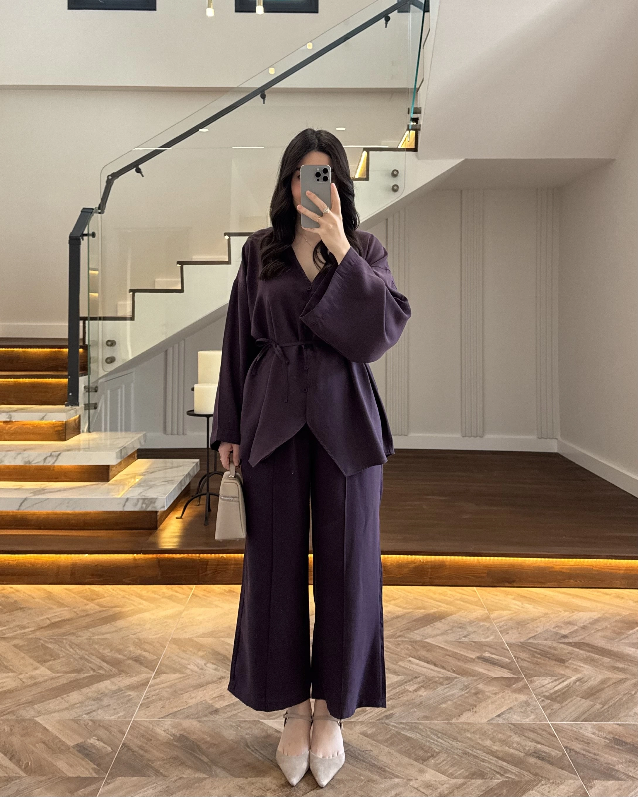 MÜRDÜM BAĞLAMALI DÜĞMELİ TAKIM -8916