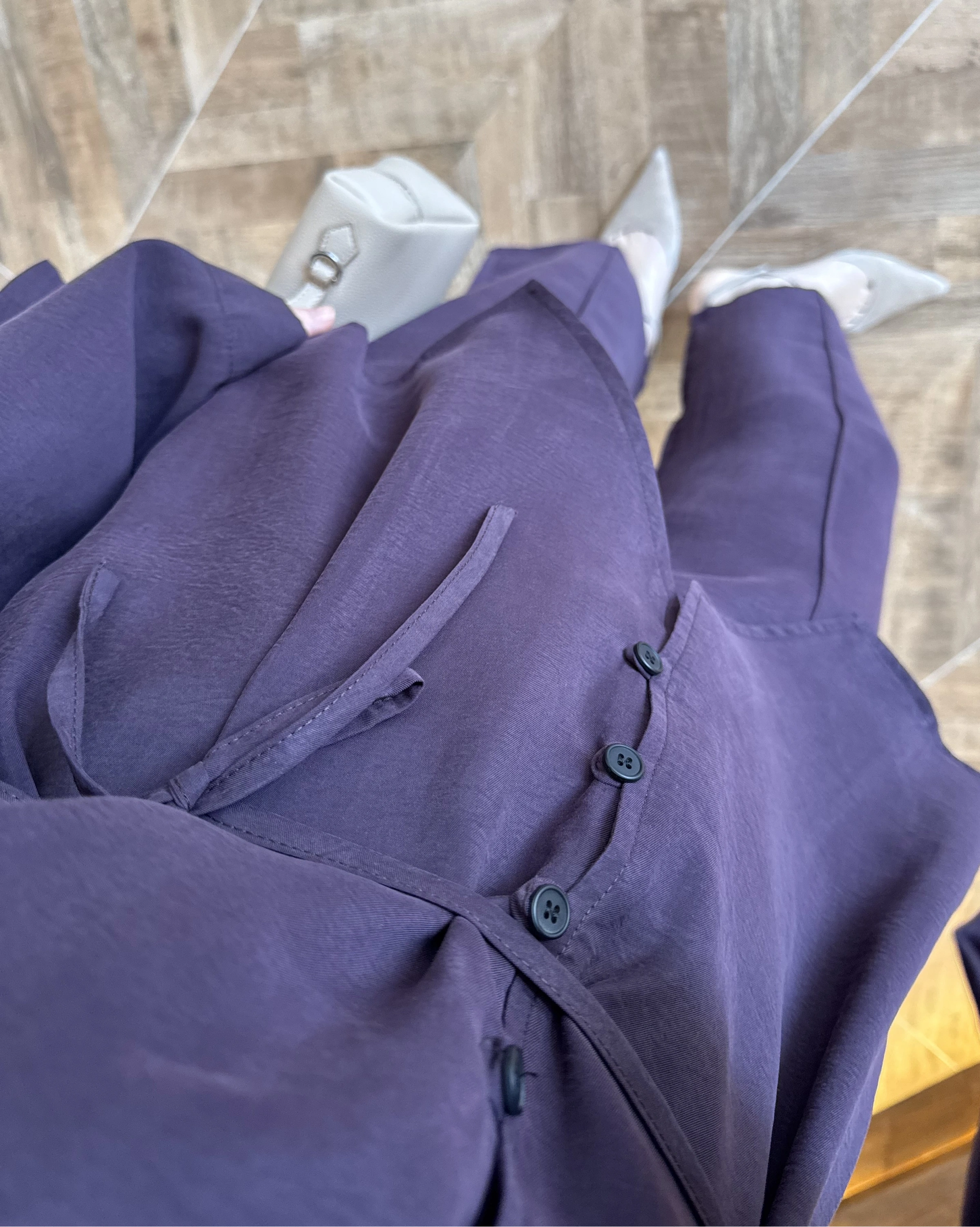 MÜRDÜM BAĞLAMALI DÜĞMELİ TAKIM -8916