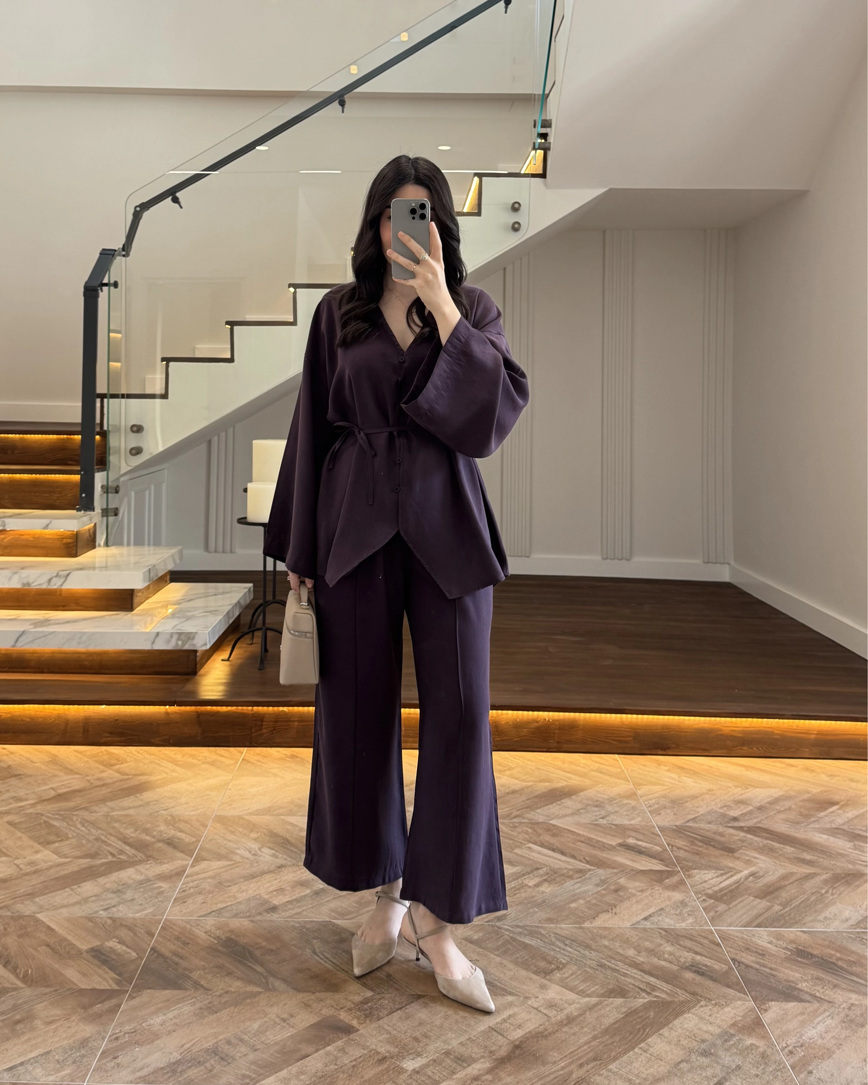 MÜRDÜM BAĞLAMALI DÜĞMELİ TAKIM -8916