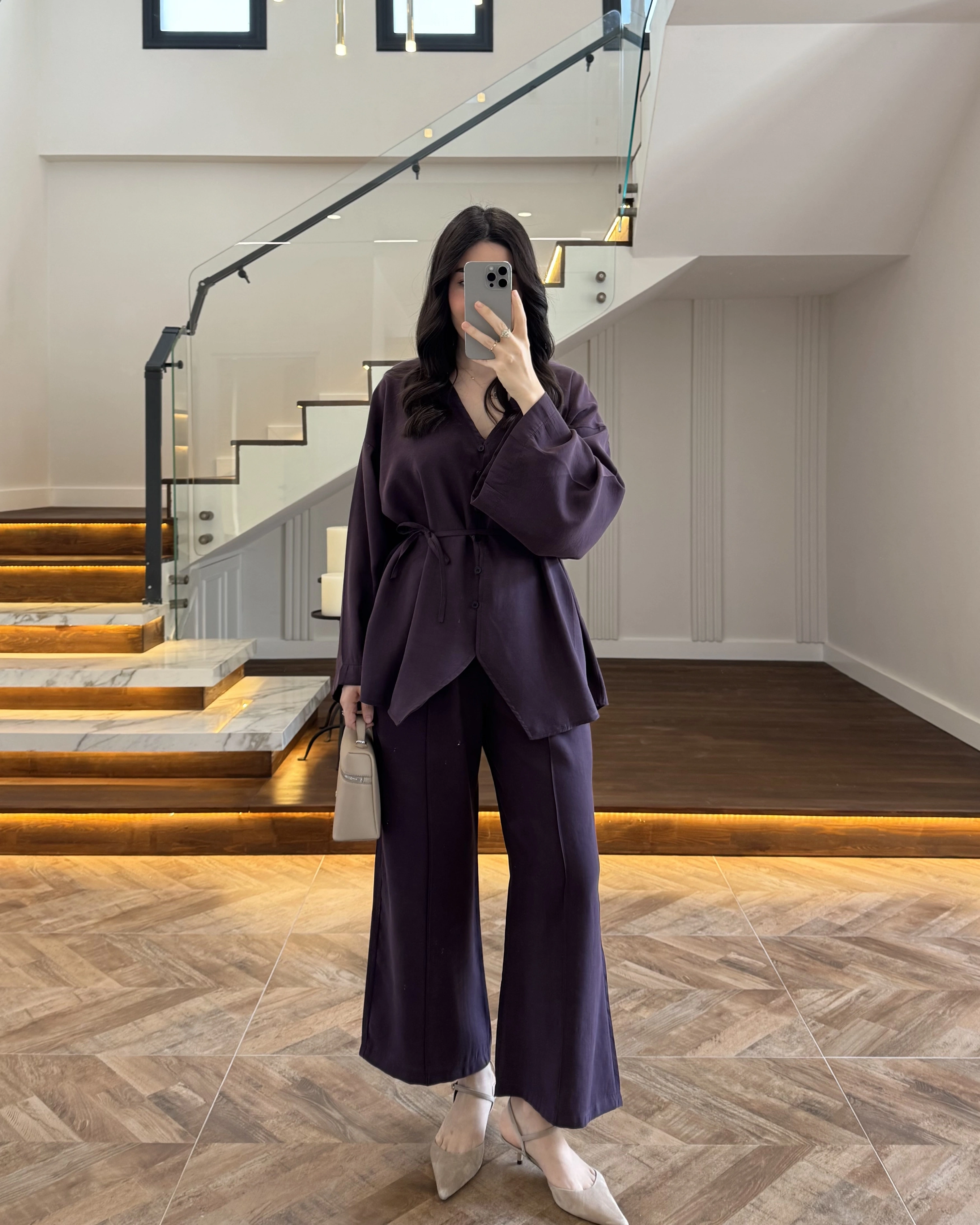 MÜRDÜM BAĞLAMALI DÜĞMELİ TAKIM -8916