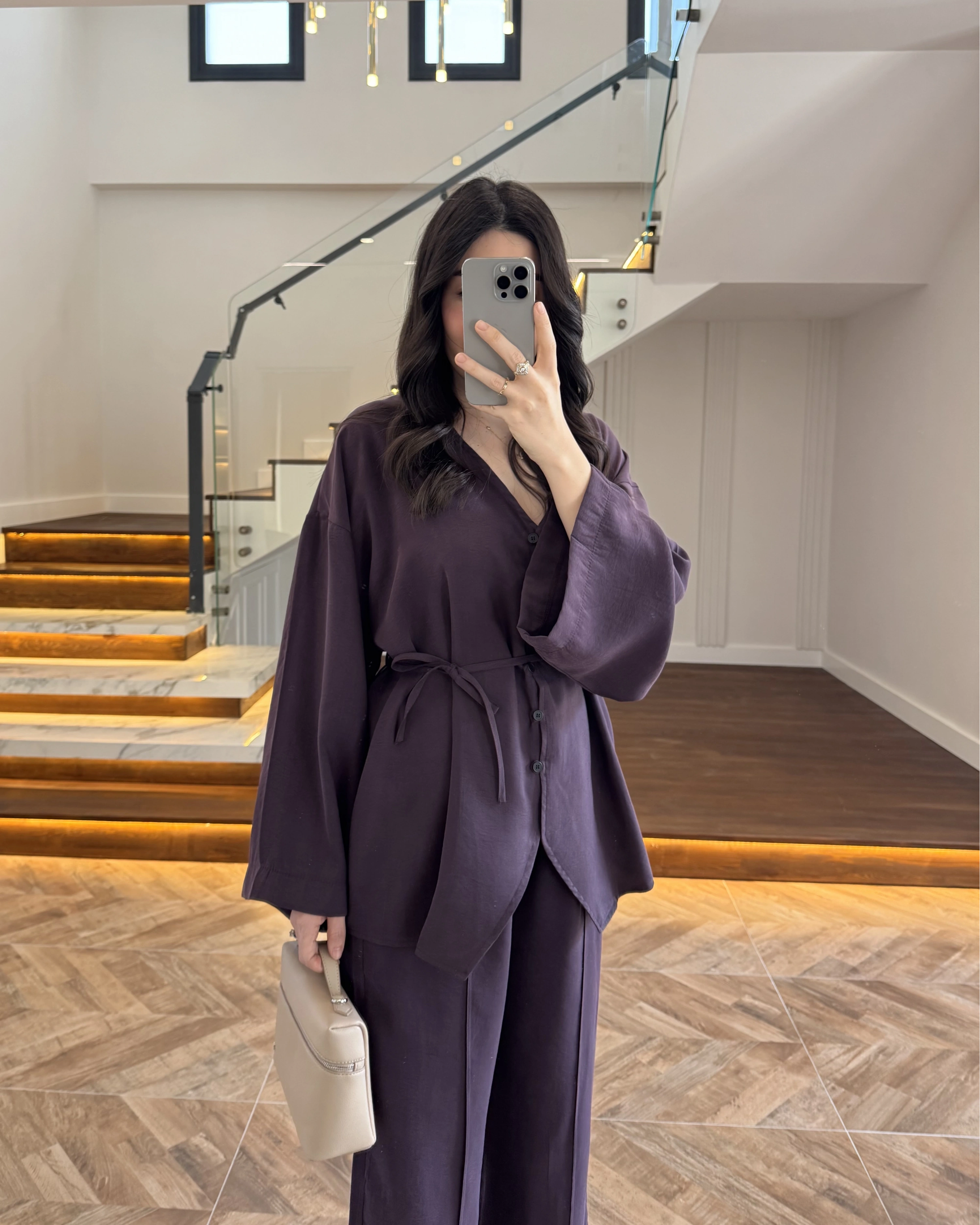 MÜRDÜM BAĞLAMALI DÜĞMELİ TAKIM -8916