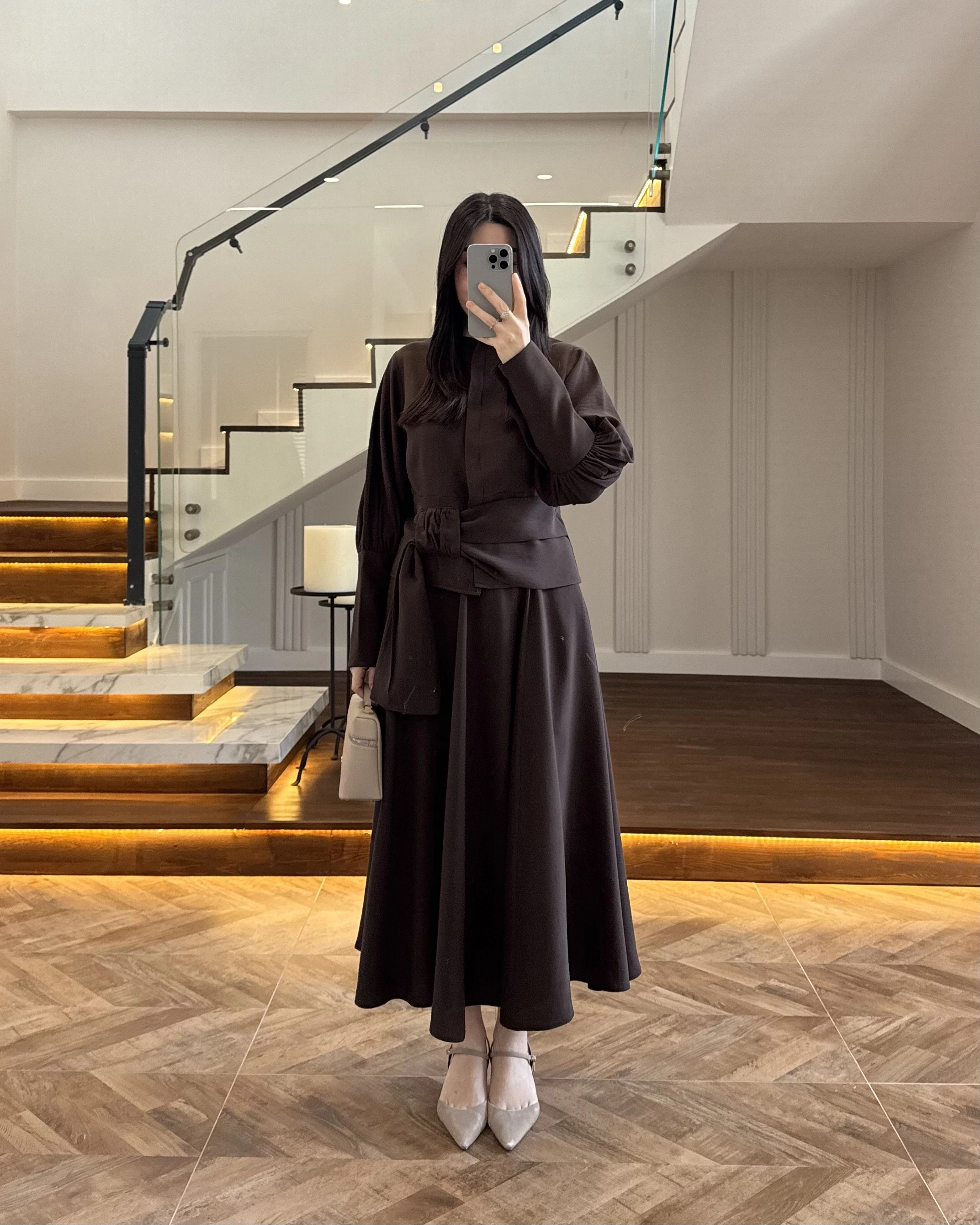 KAHVE PAPYONLU ETEK TAKIM -9036