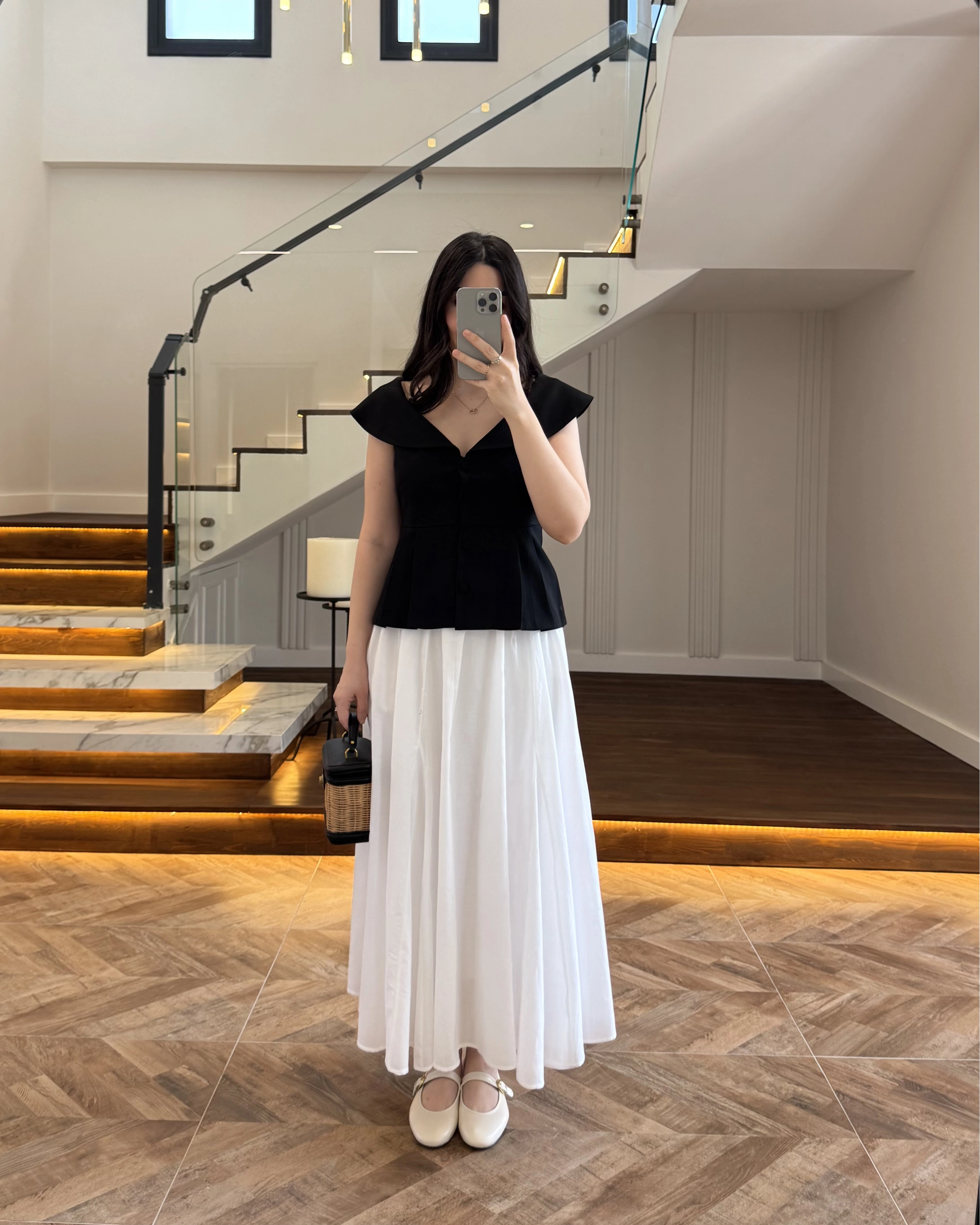 MADONNA YAKA YELEK SİYAH -8024