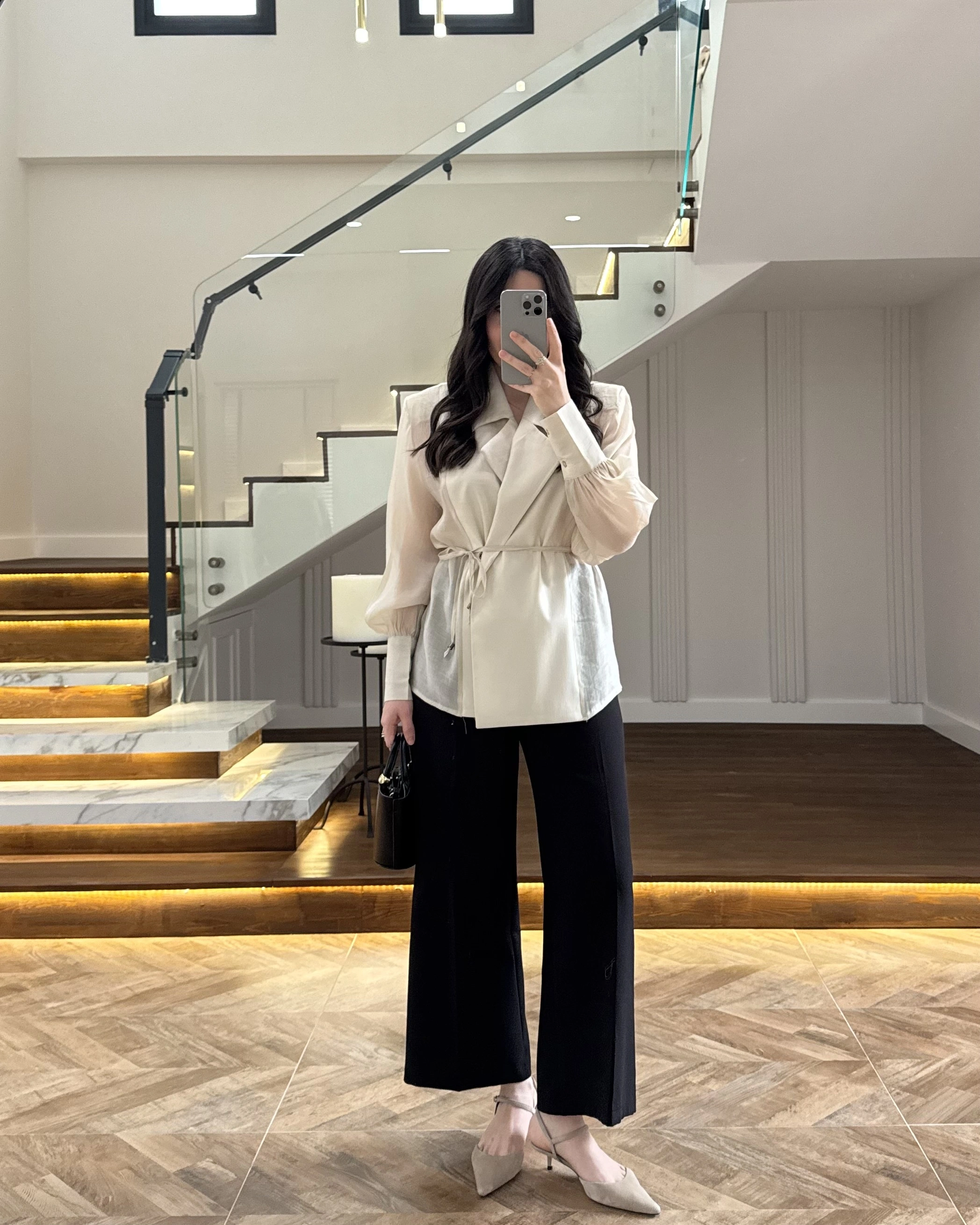 TAŞ TRANSPARAN CEKET -5029