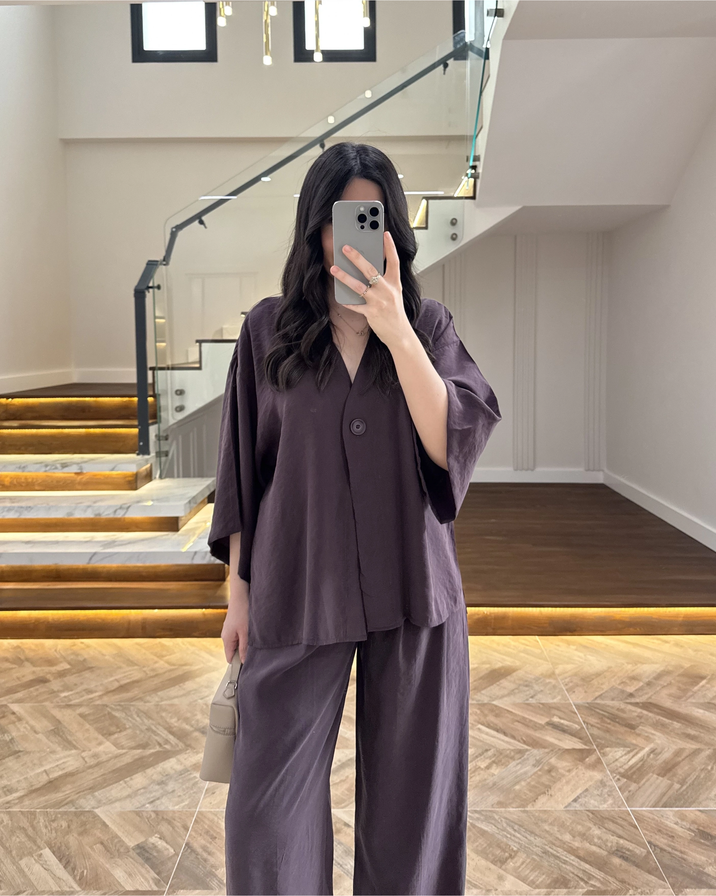 MÜRDÜM MODAL BLUZ PANTOLON TAKIM