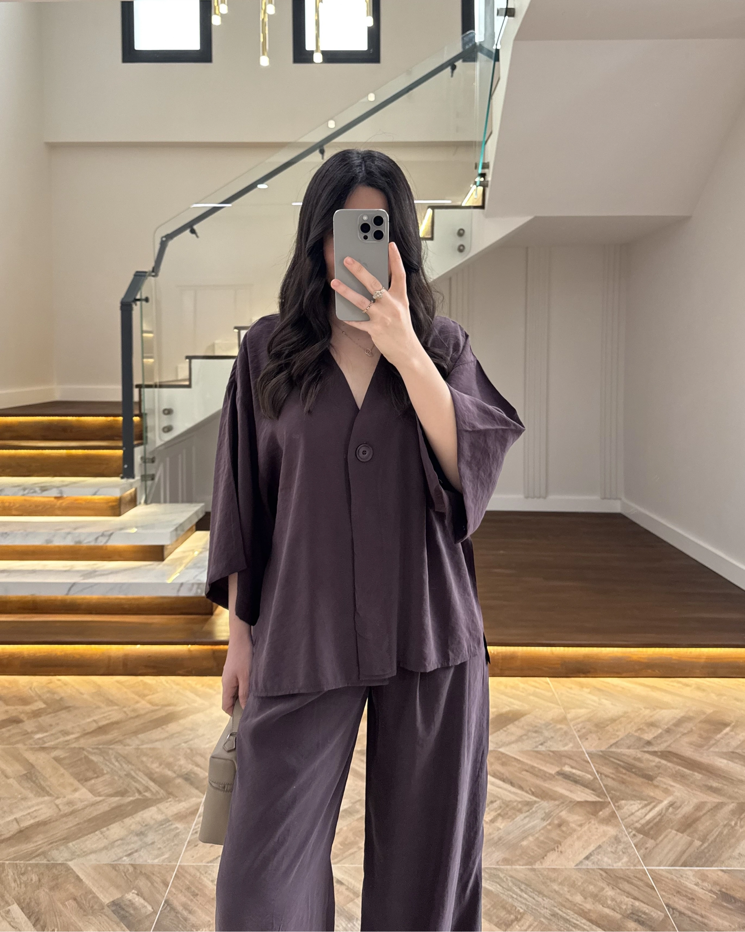 MÜRDÜM MODAL BLUZ PANTOLON TAKIM