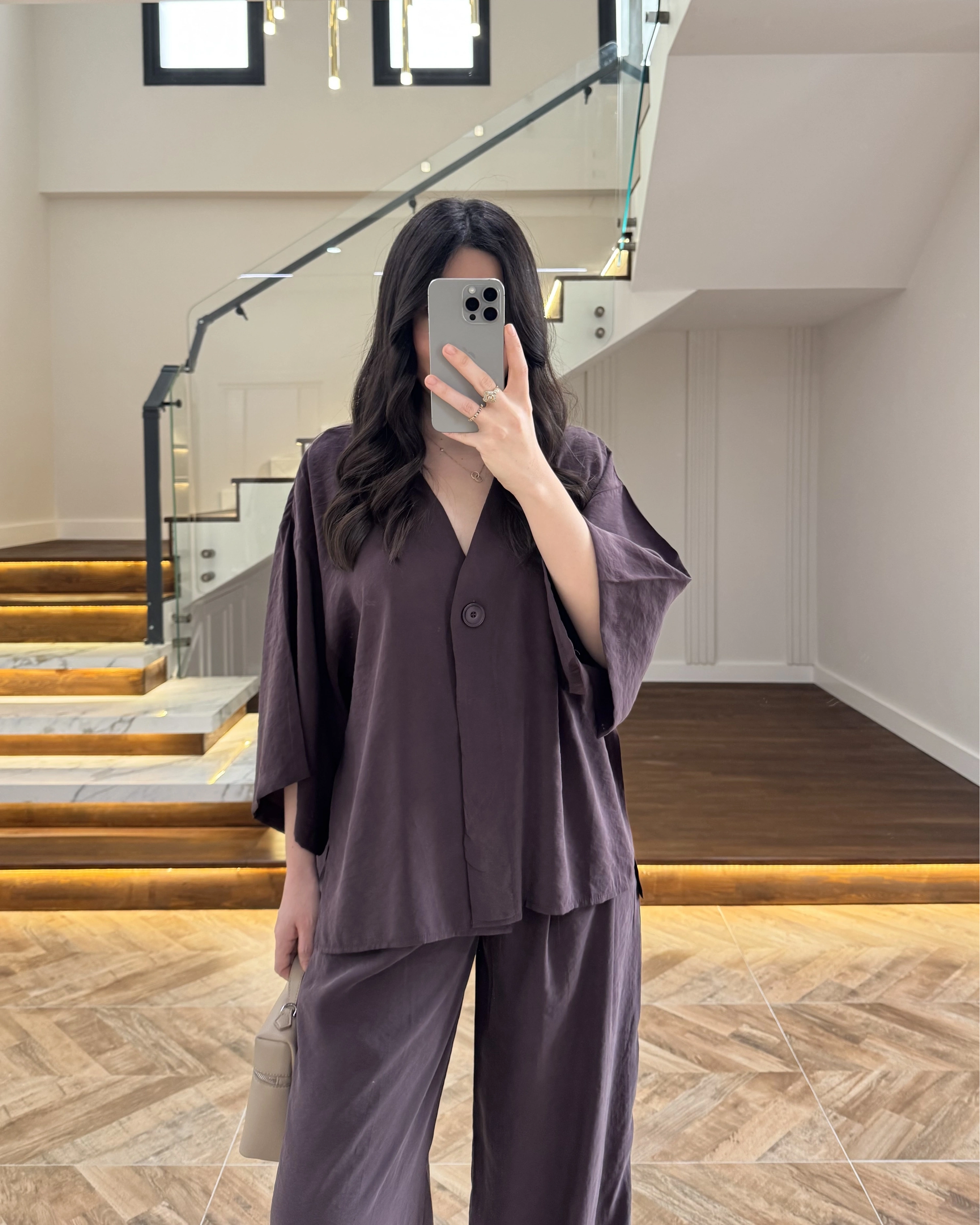 MÜRDÜM MODAL BLUZ PANTOLON TAKIM