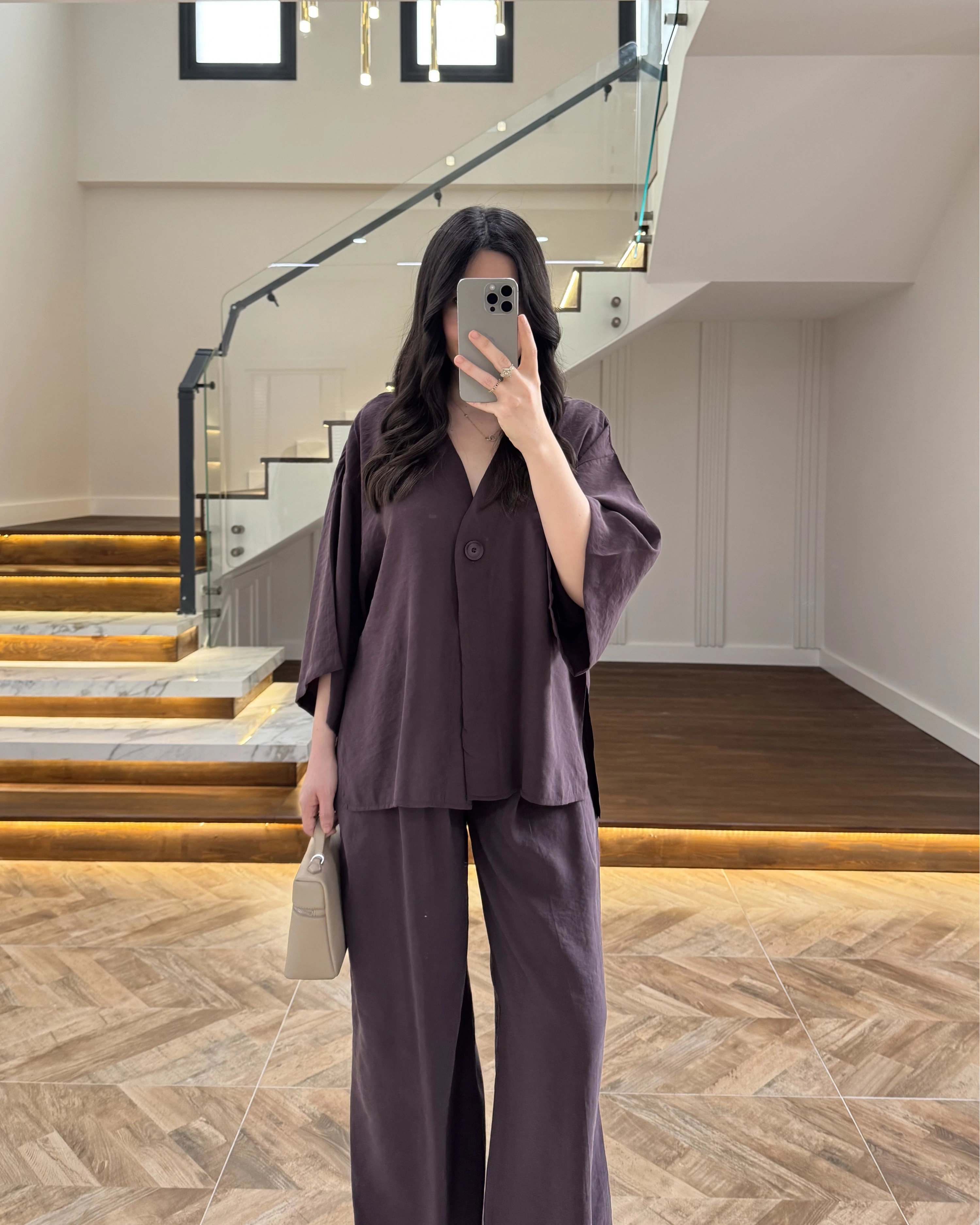 MÜRDÜM MODAL BLUZ PANTOLON TAKIM